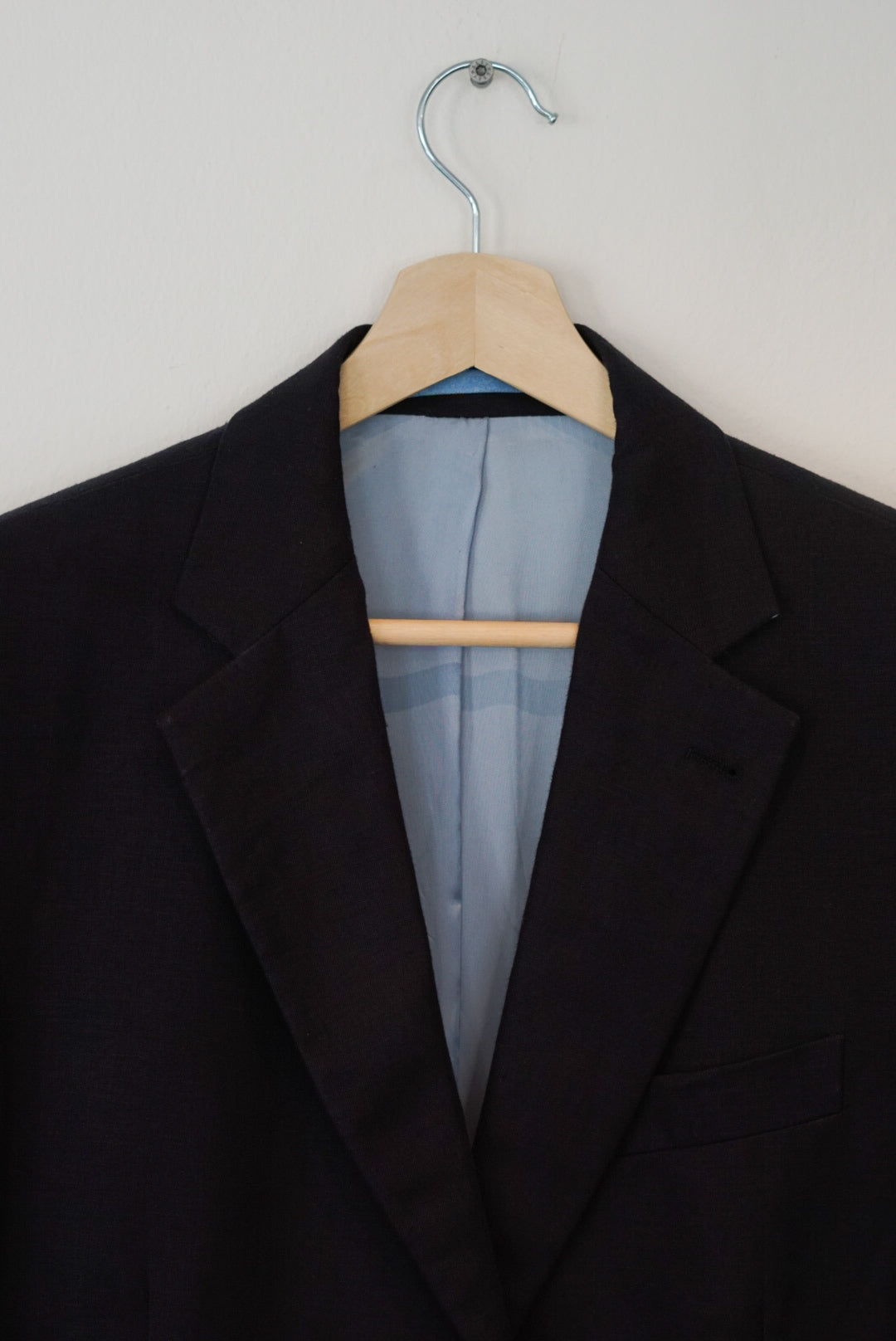 Hackett London Navy Linen Blazer