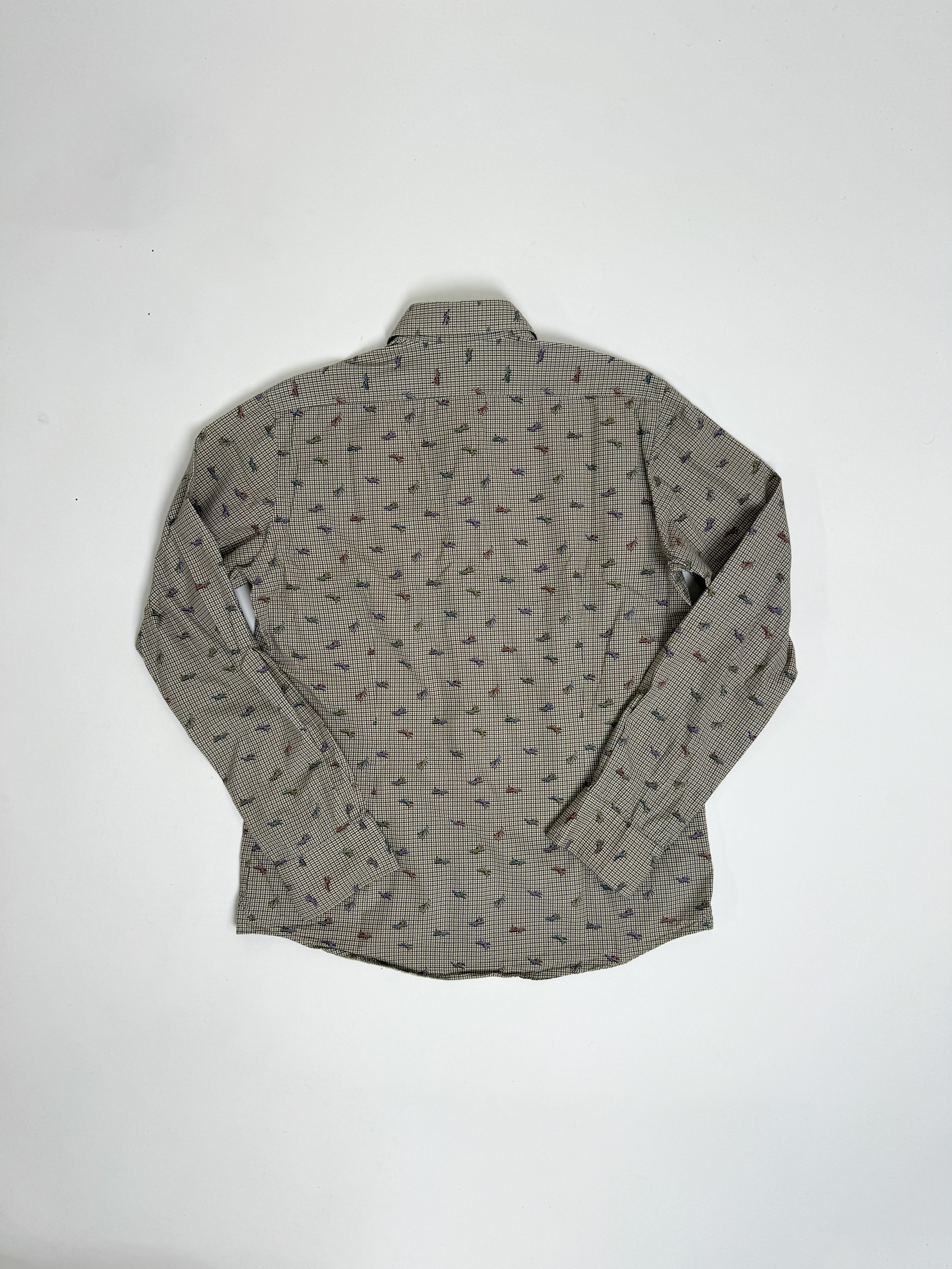 Sand Copenhagen XO Fine Italian Fabrics Houndstooth Plane Shirt