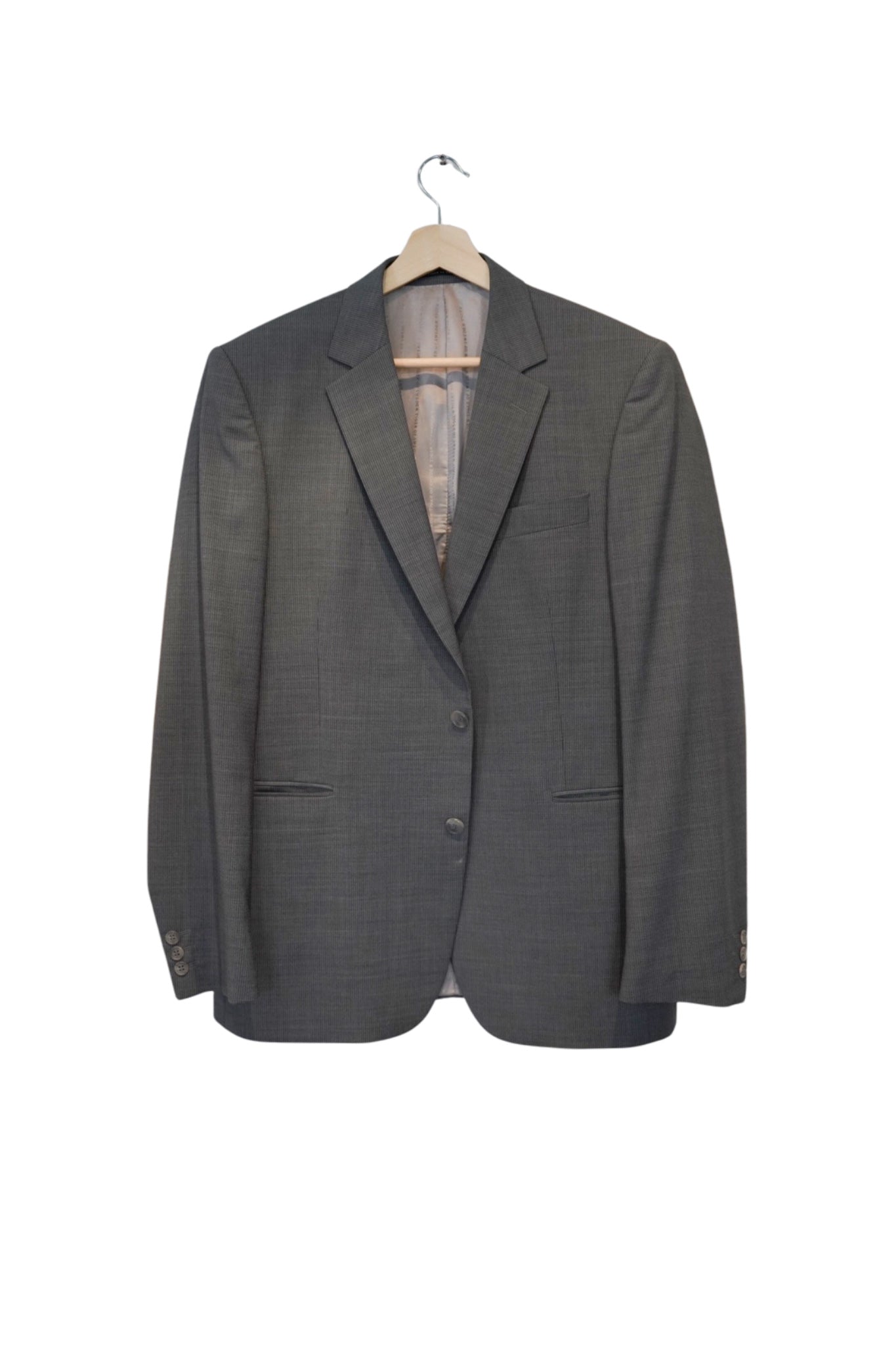 Tiger of Sweden Grey Pin-Striped Wool Blazer