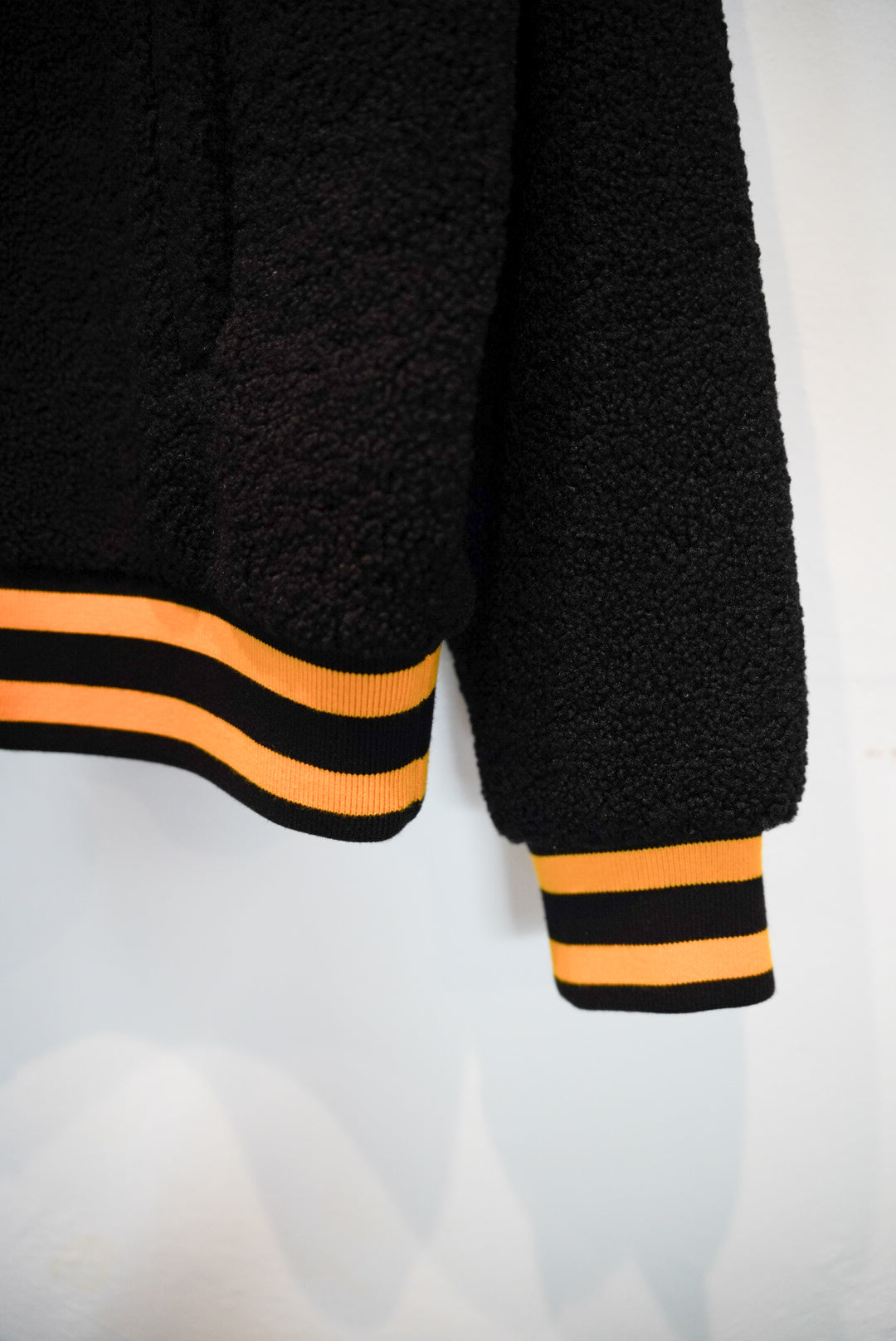 Gant Black and Yellow New York Fleece Varsity Jacket