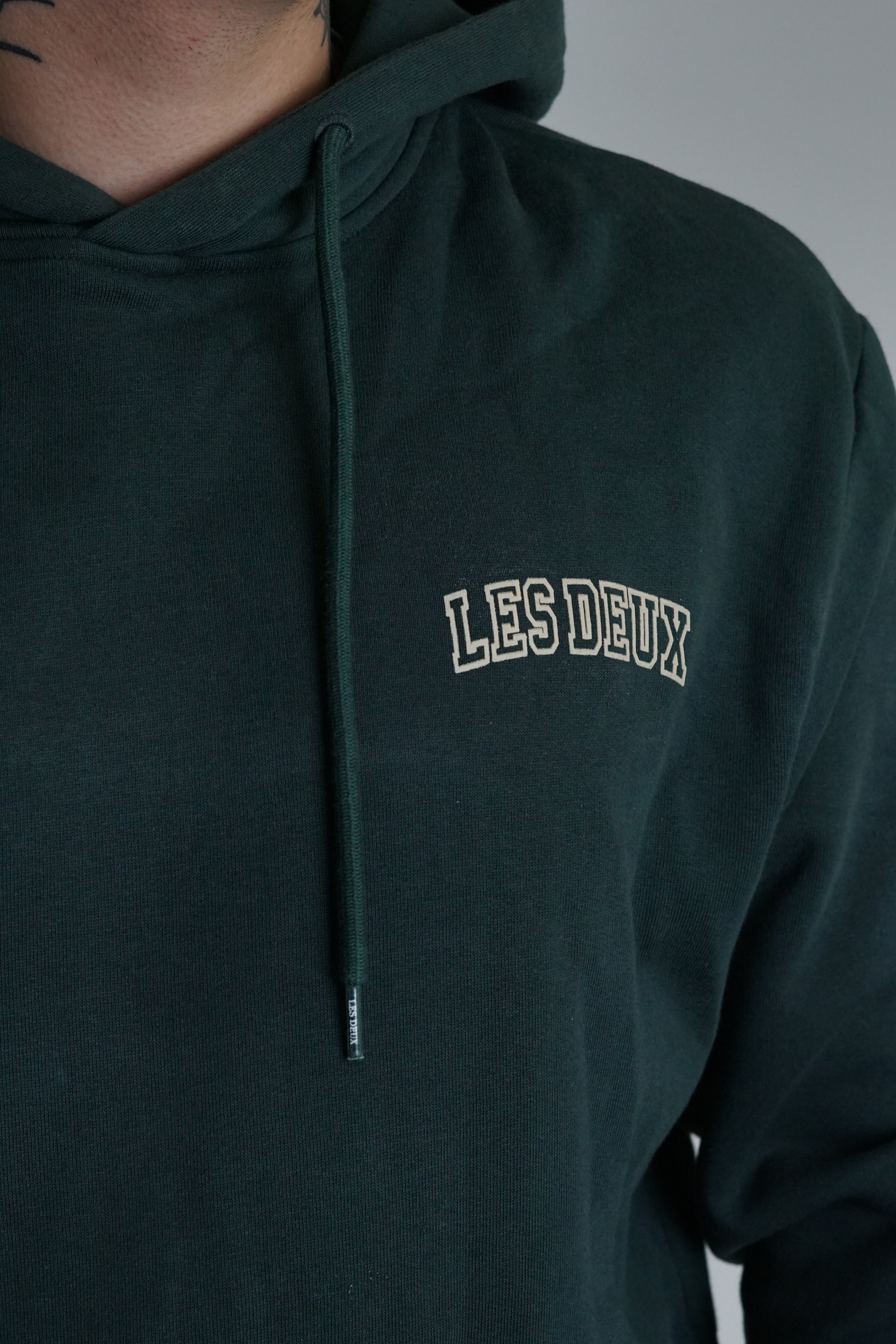 Les Deux Green Sweat Hoodie