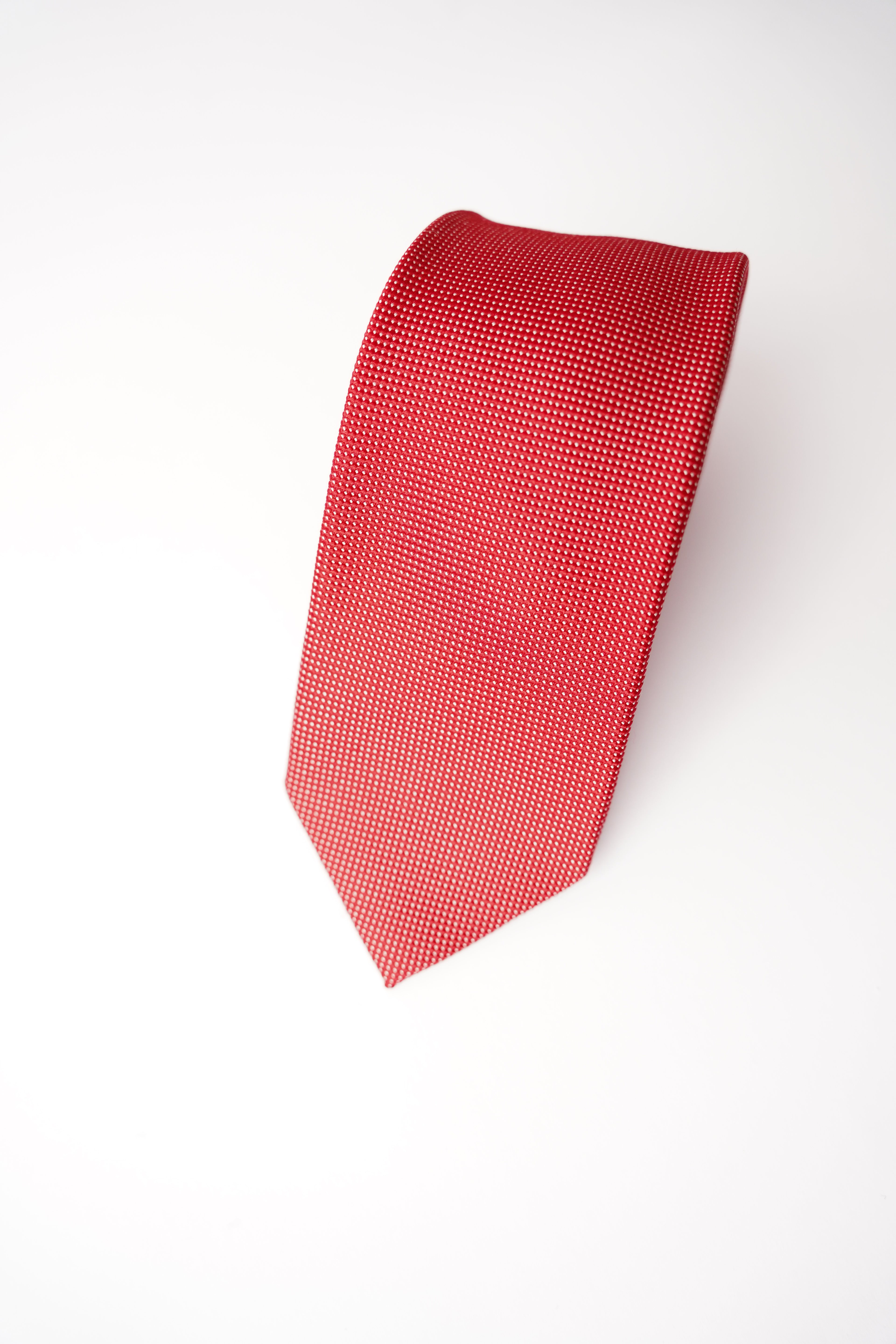 Tommy Hilfiger Tailored Red Silk Tie