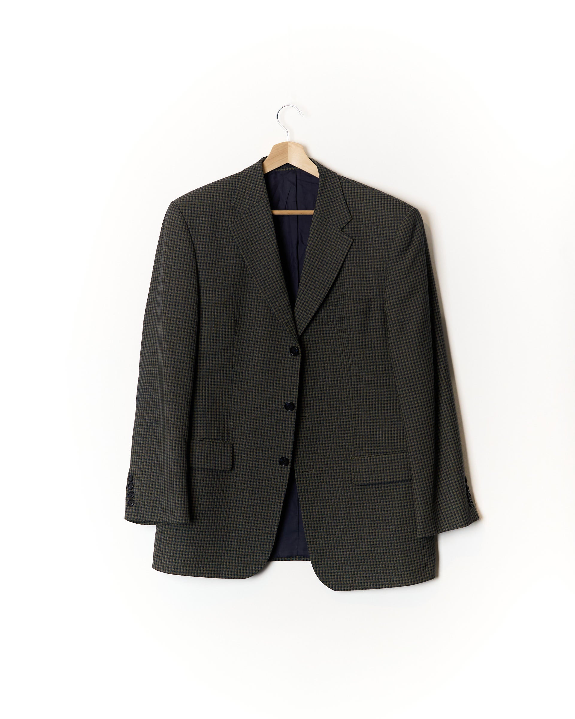 Bäumler Aventgarde Beige and Blue Checkered Sport Jacket Blazer