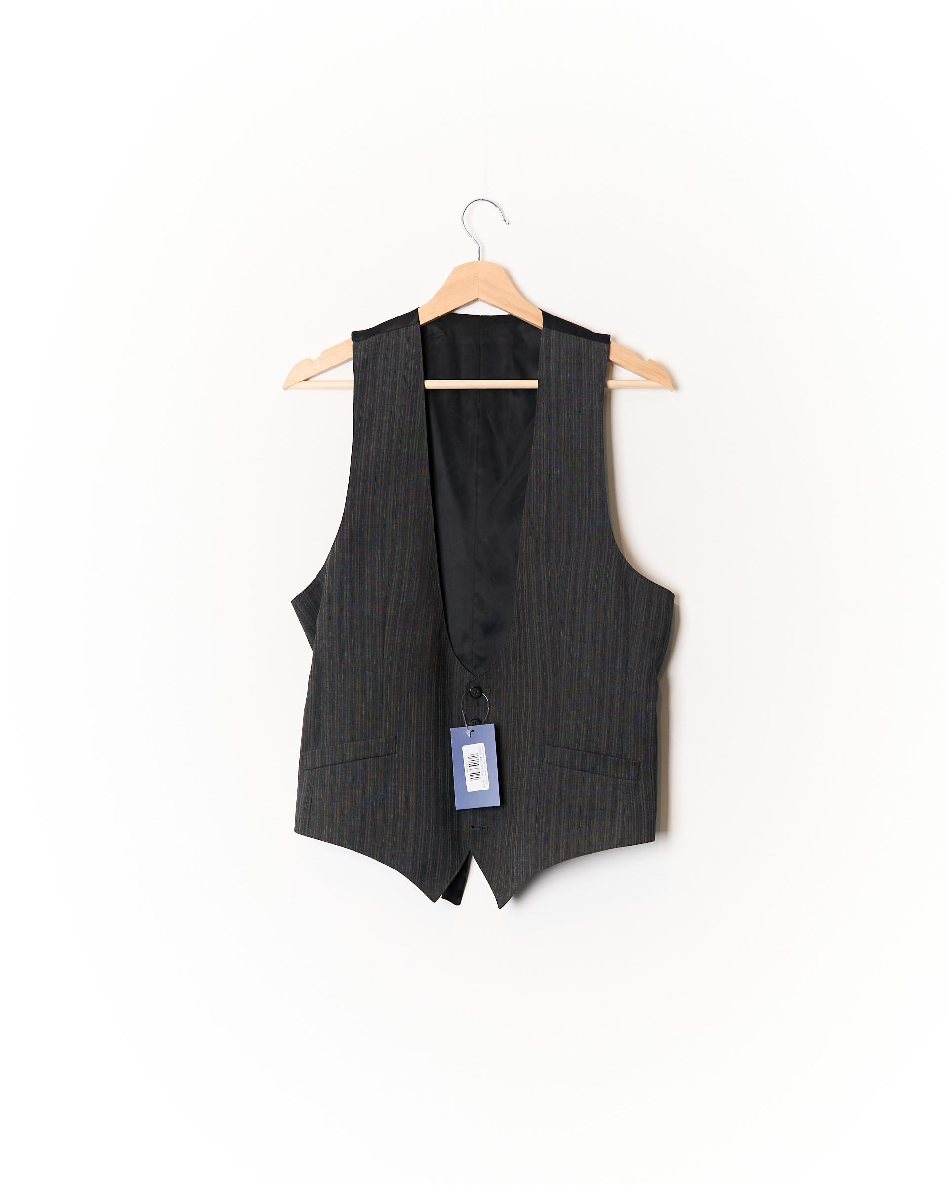 Tiger of Sweden Dark Grey Striped Asher Suit Vest