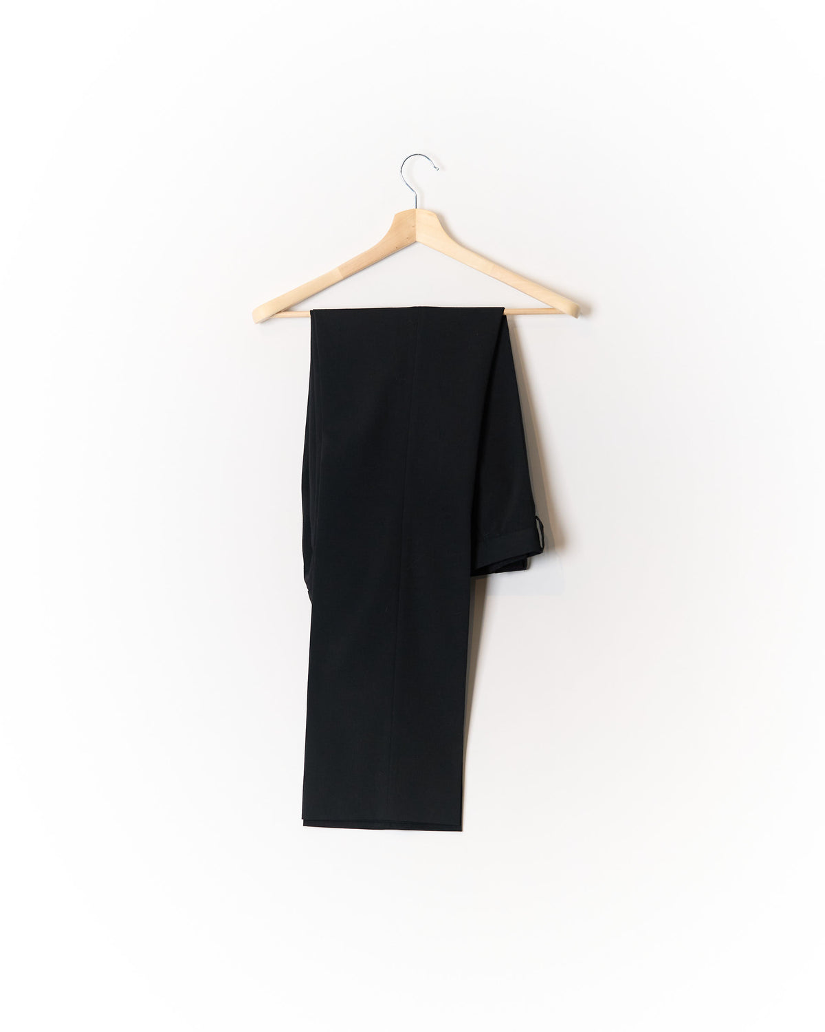 Riley Black Straigt Leg Wool Suit