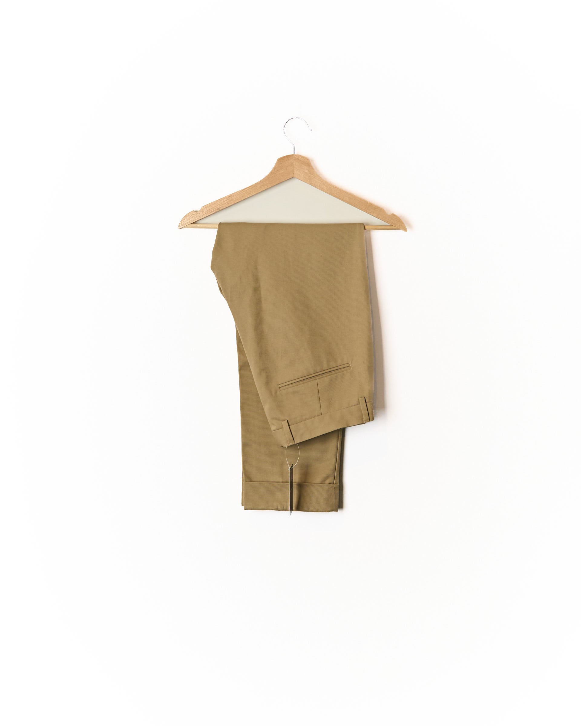 Beige Baumwoll-Chinos