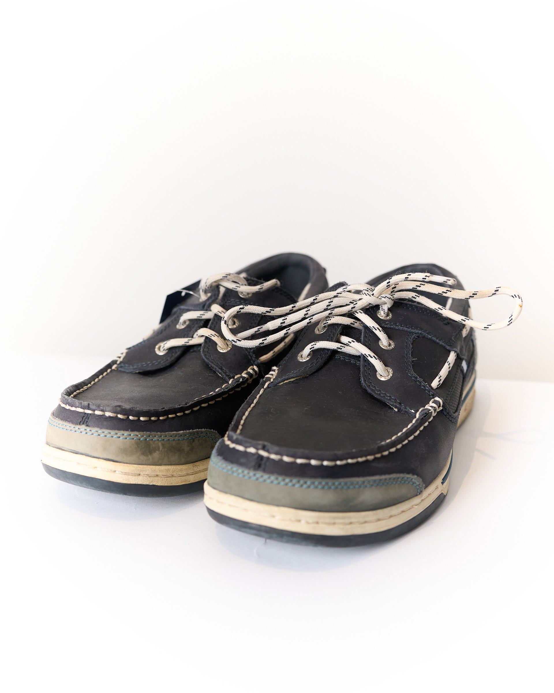 Sebago Navy Triton 3-Eye Sailor Shoe