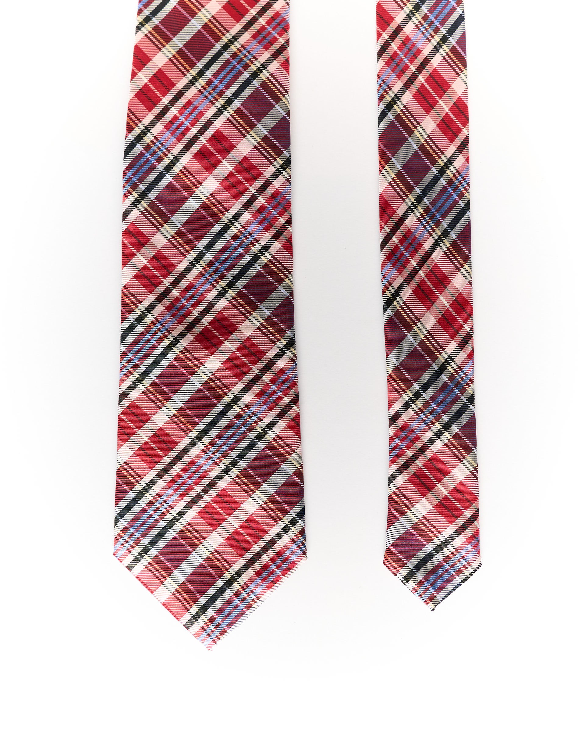 Matínique Red Checkered Silk Tie