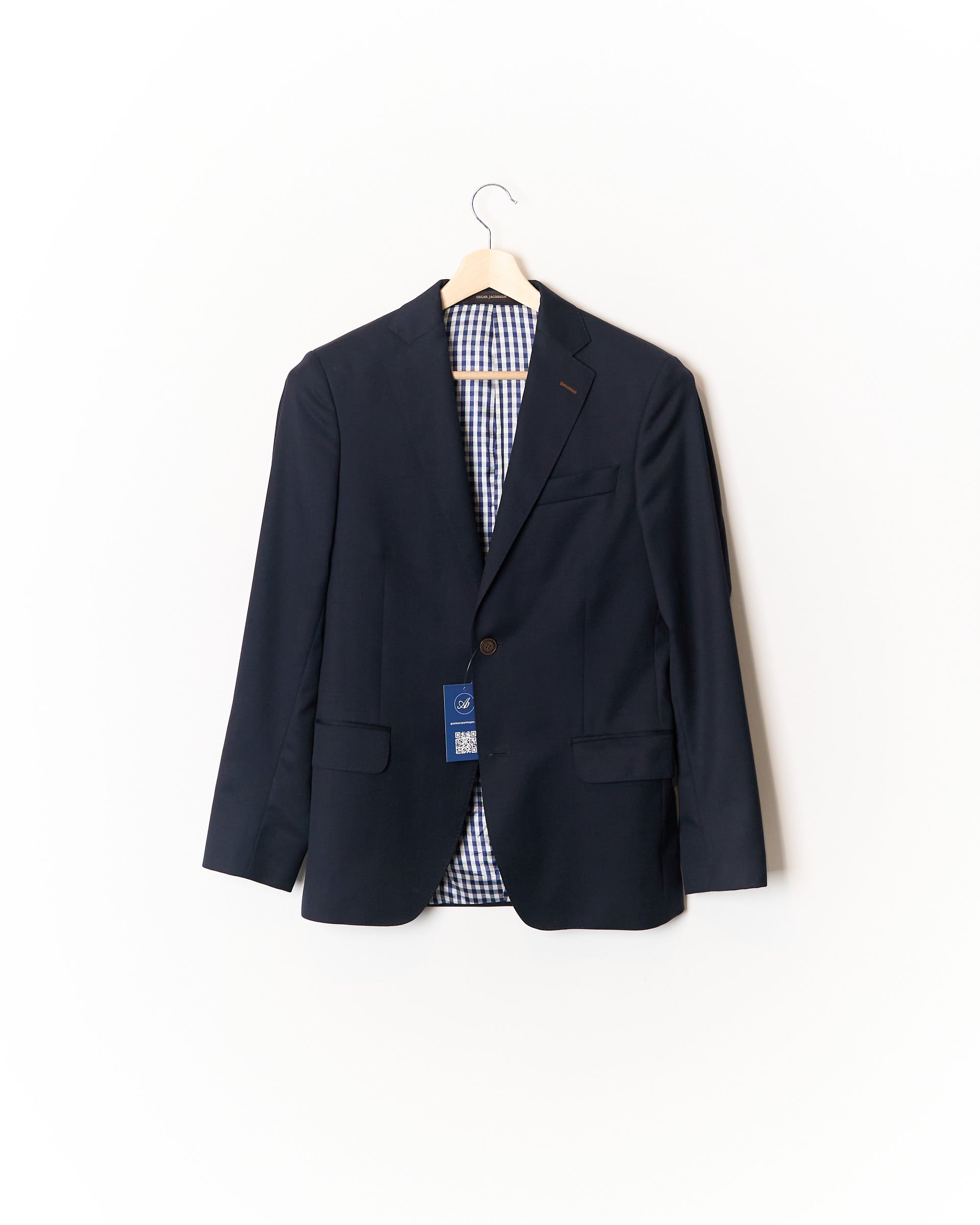Oscar Jacobson Navy Edmund Club A Blazer