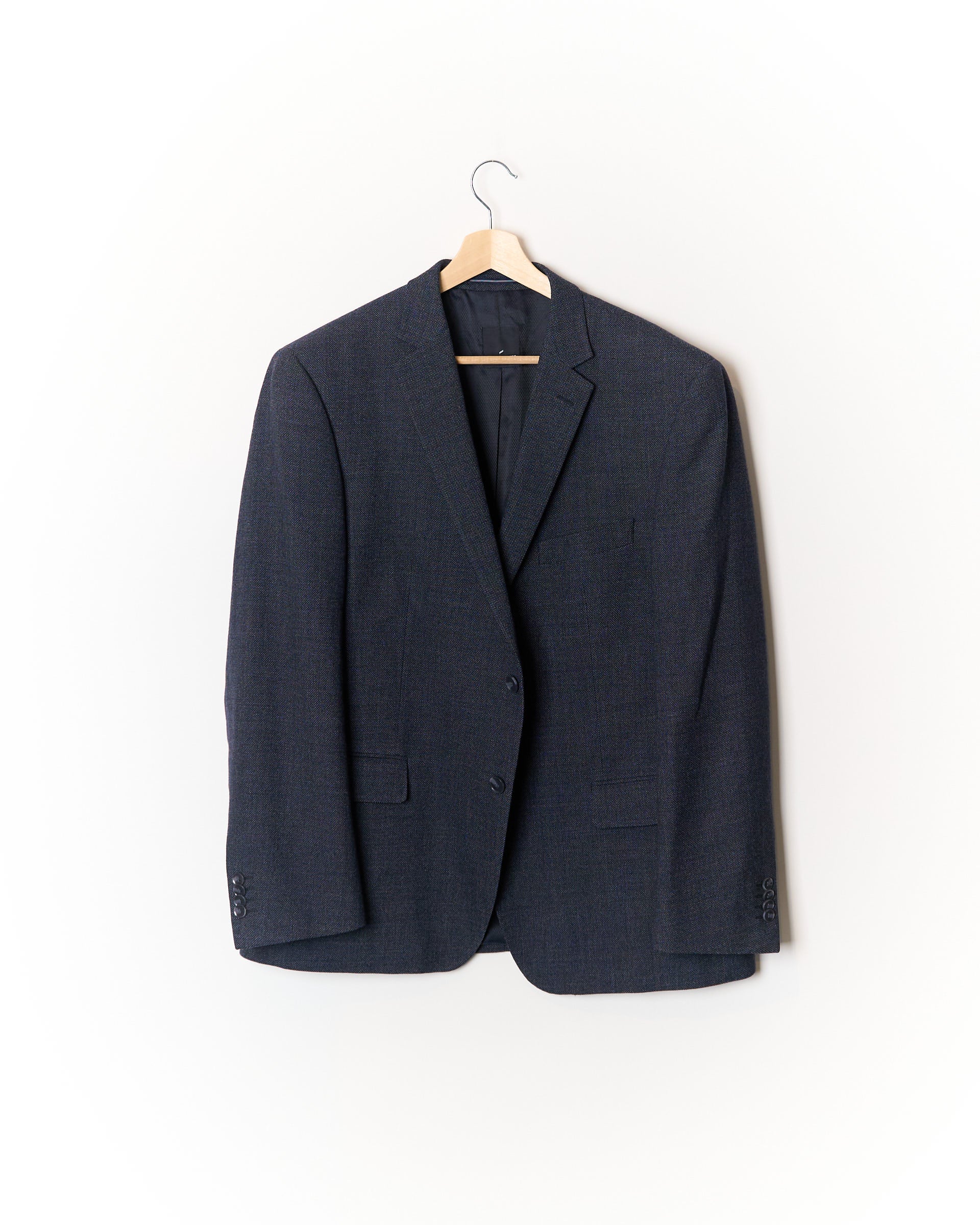 Daniel Hechter Dark Grey Virgin Wool Blazer