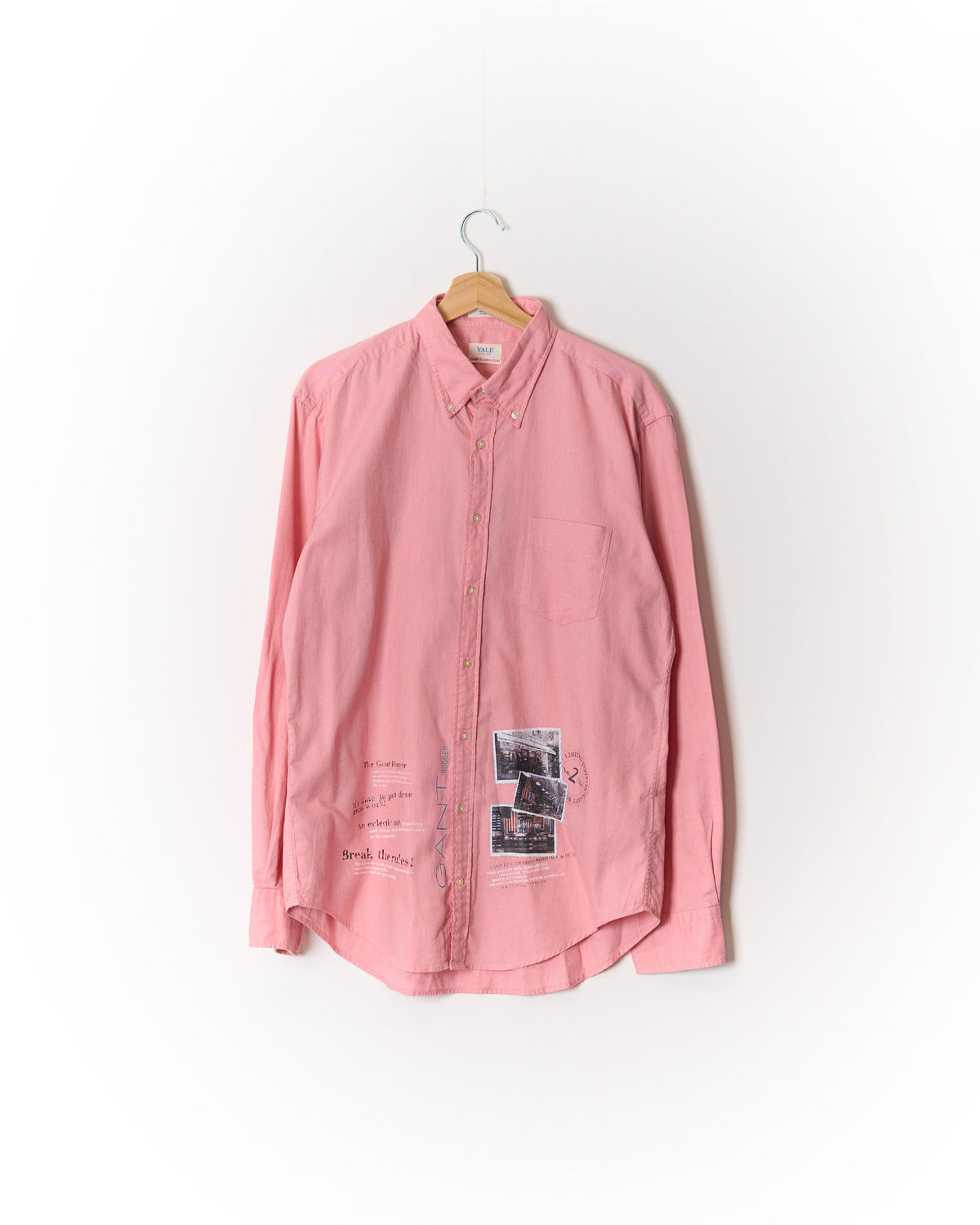 Gant Pink Yale Archive Oxford Button-Down Cotton Shirt