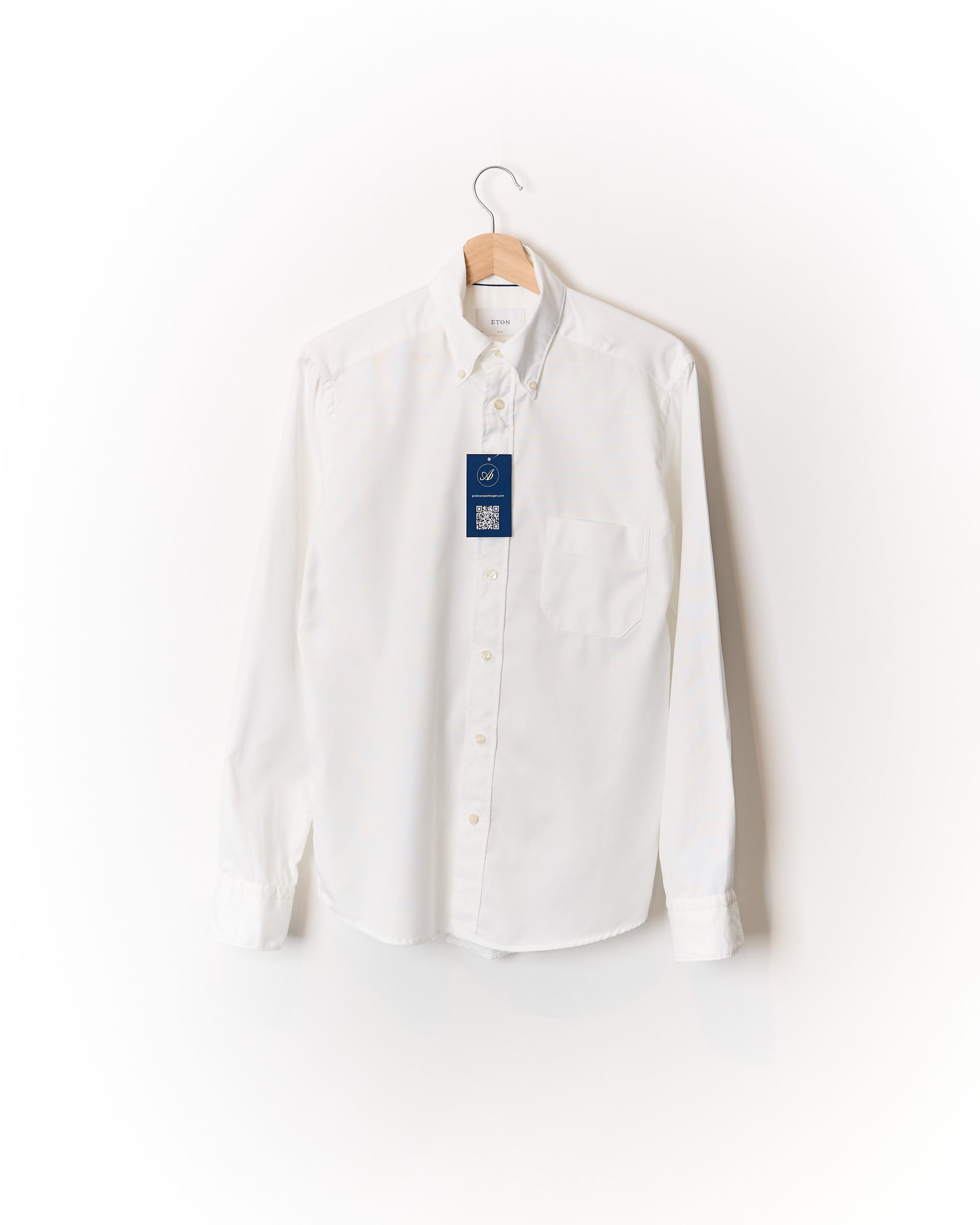 Eton White Slim Cotton Shirt