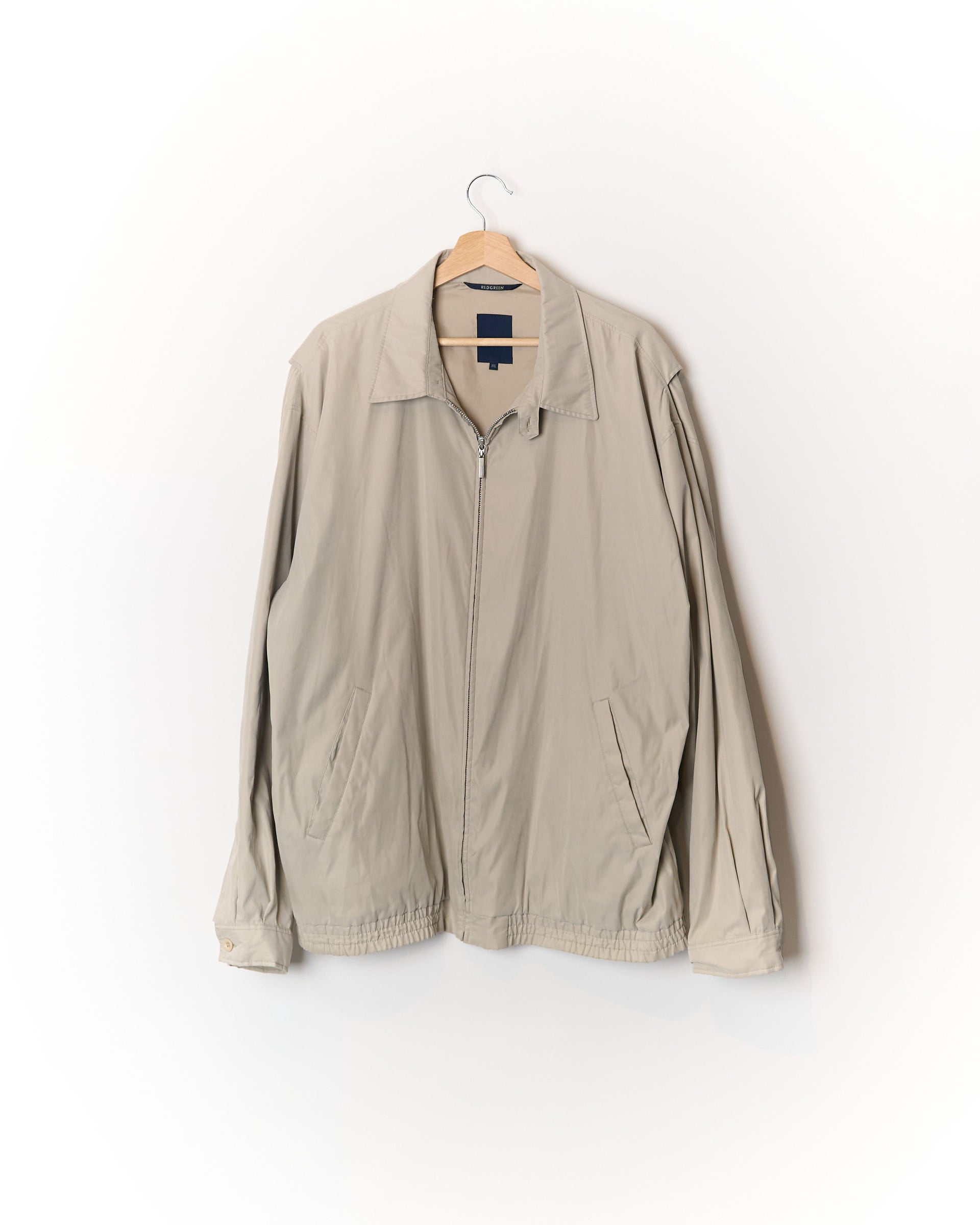 Redgreen Beige Windbreaker Zip Jacket