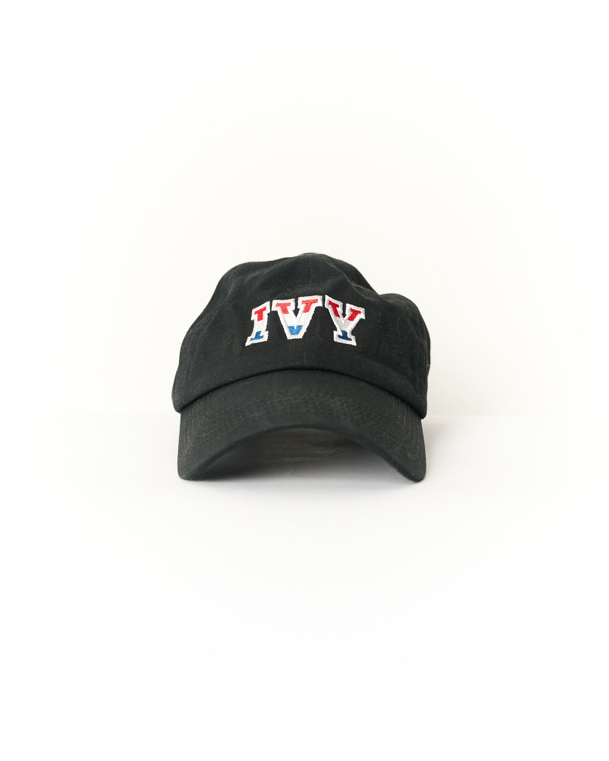 An Ivy Black Tricolore Logo Cap