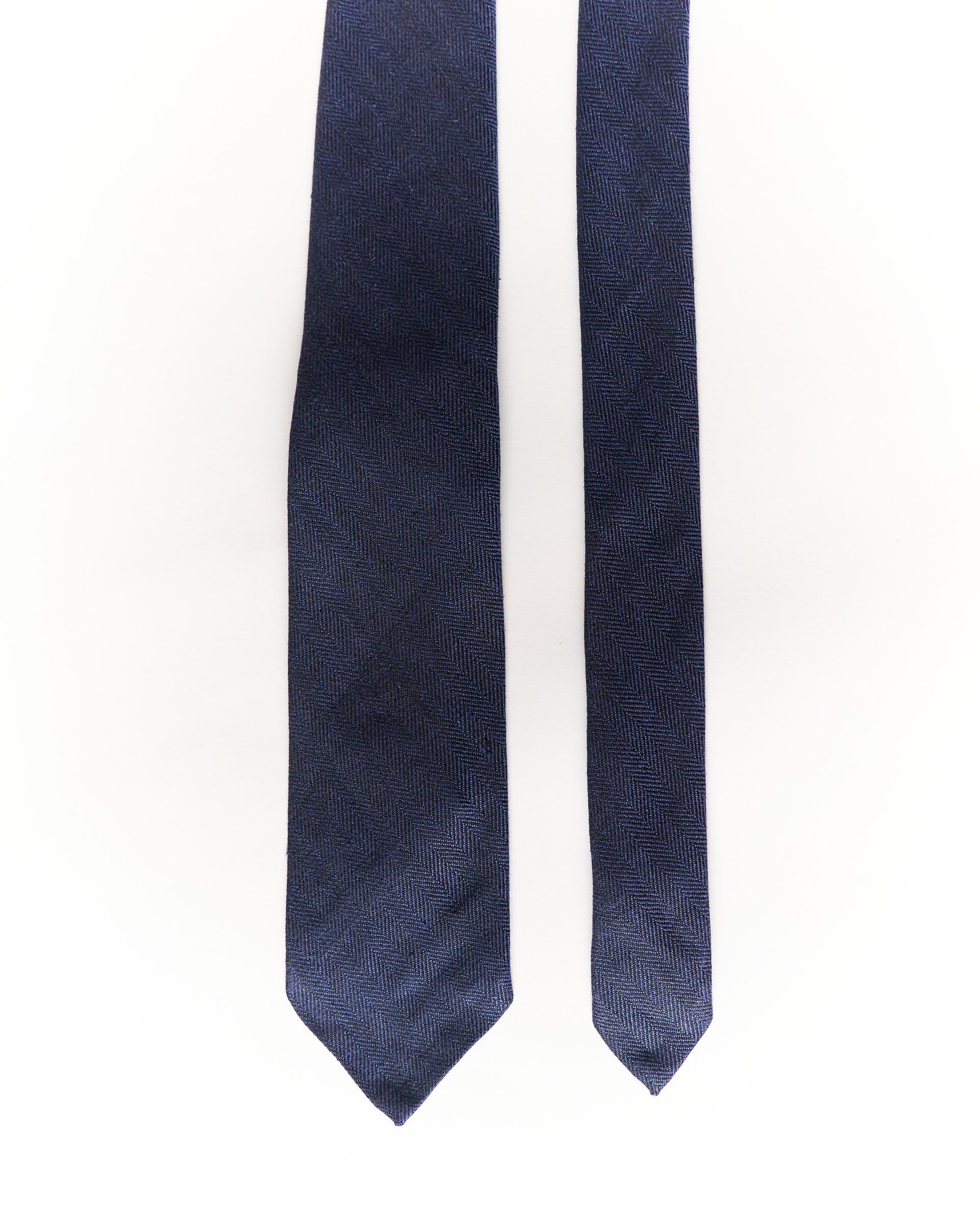 Petronius 1926 Navy Hand Made Linen Tie
