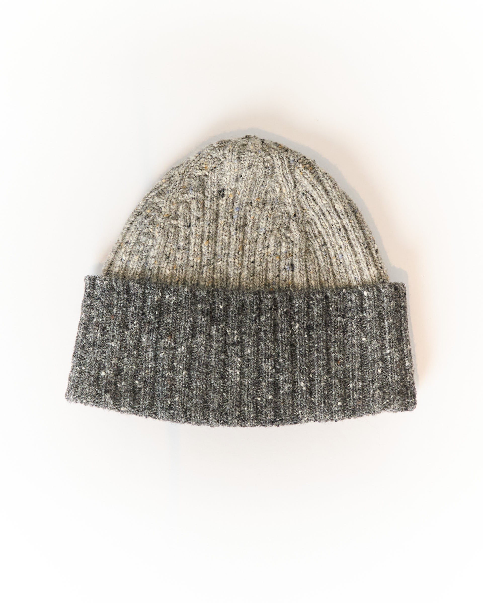 An Ivy Grey Wool Beanie