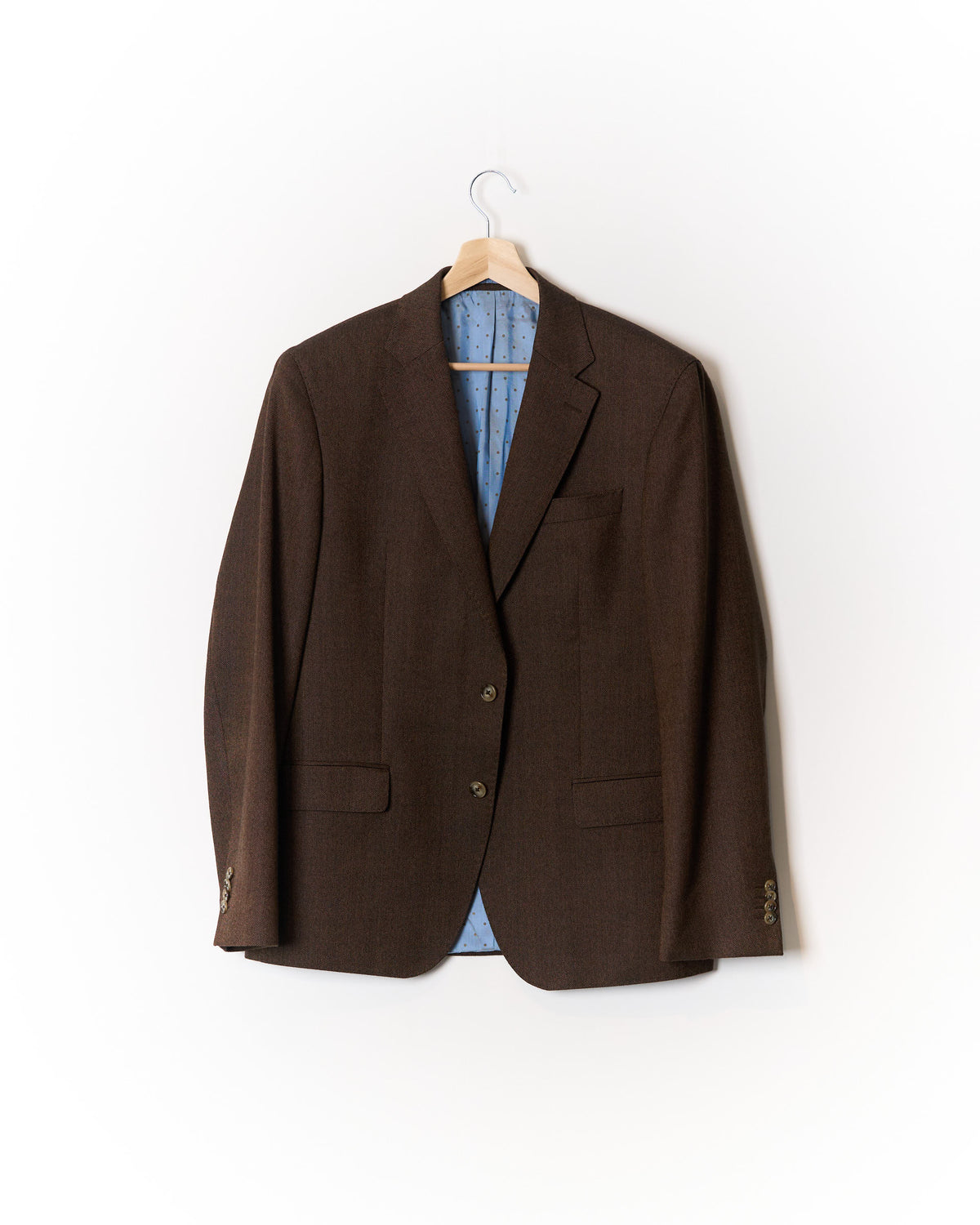 SAND Copenhagen Brown Virgin Wool Blazer