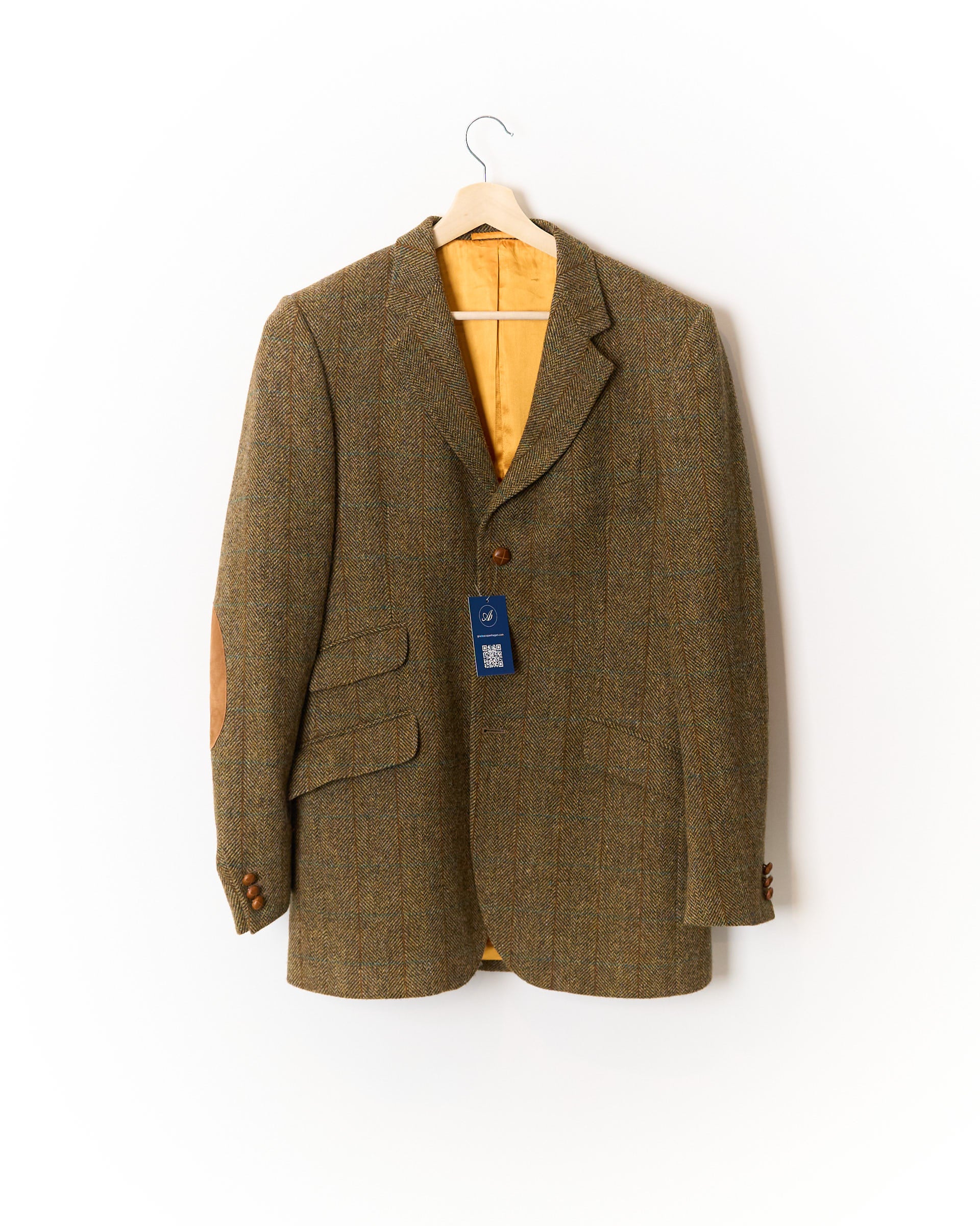 The Highlands Brown Herringbone Tweed Sport Jacket Wool Blazer
