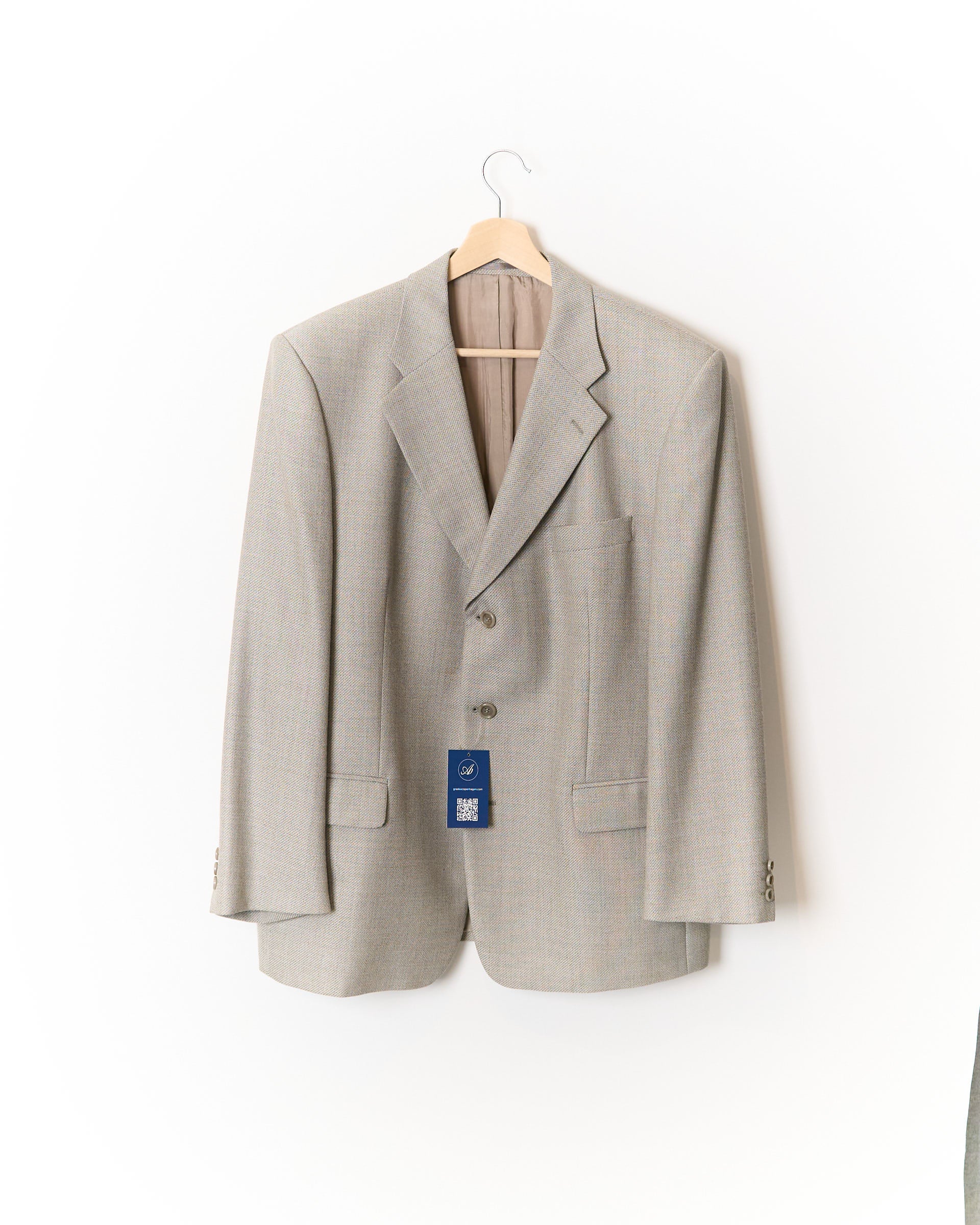 Turo Beige Sport Jacket Wool Blazer