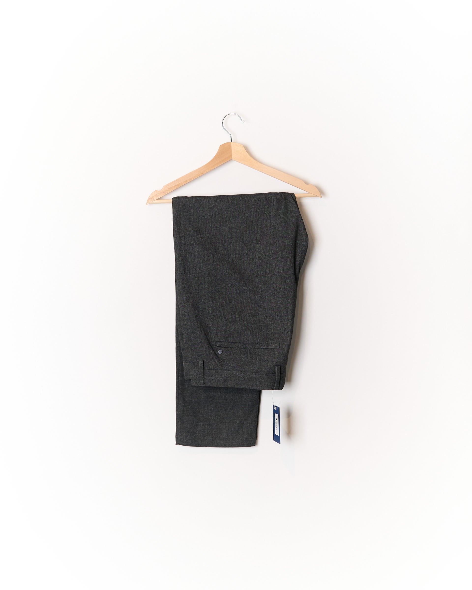 NN07 Dark Grey Theo Regular Fit Tapered Leg Mid Rise Cotton Chinos
