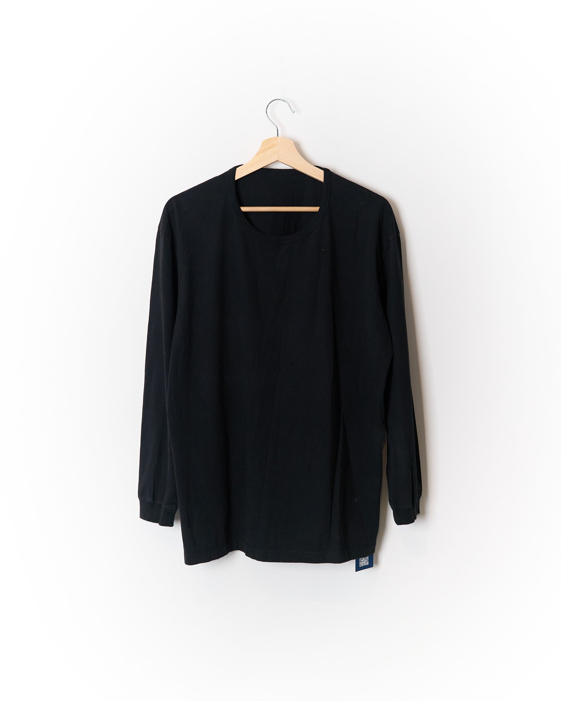 Issey Miyake MEN Black Basic Long Sleeved T-Shirt