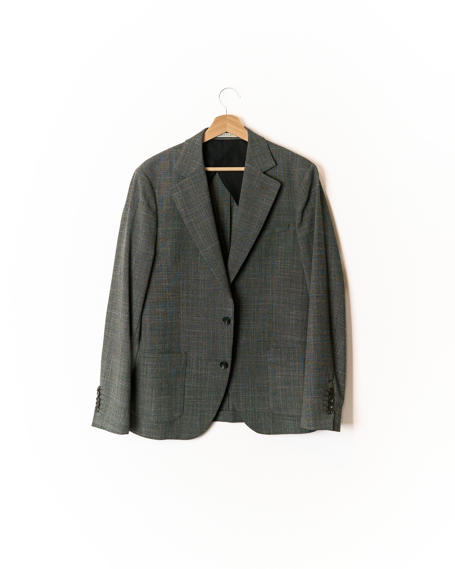 Bertoni Grey Melange Easy Strech Karlsen Wool Blazer