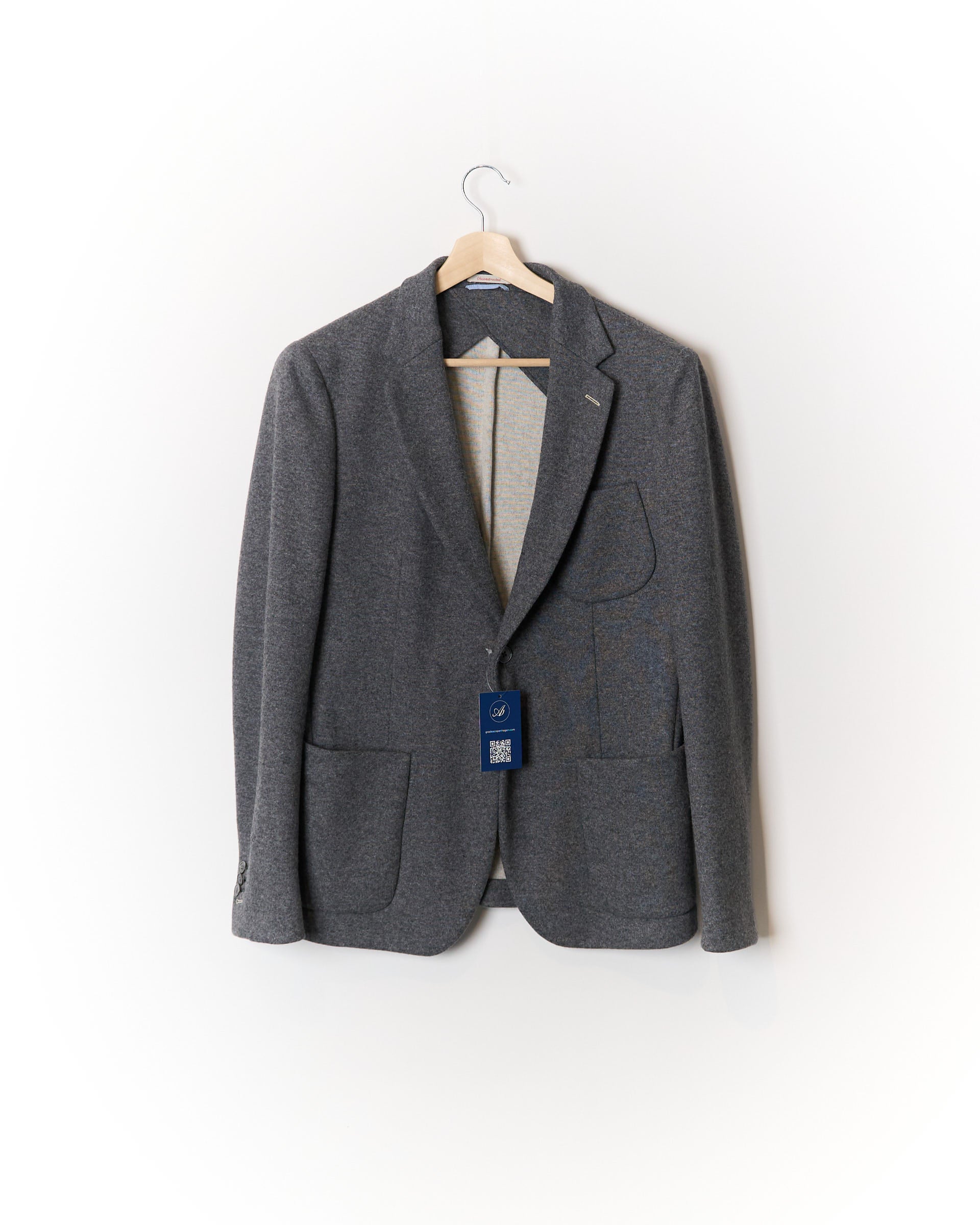 Gant Grey Rugger Unconstructed Sport Jacket Wool and Cotton Blazer