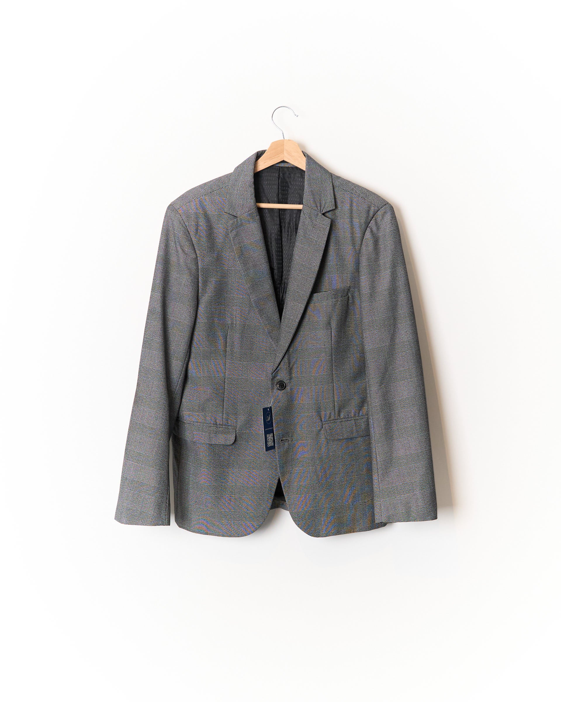 Daniel De Prato Grey Checkered Sport Jacket Blazer