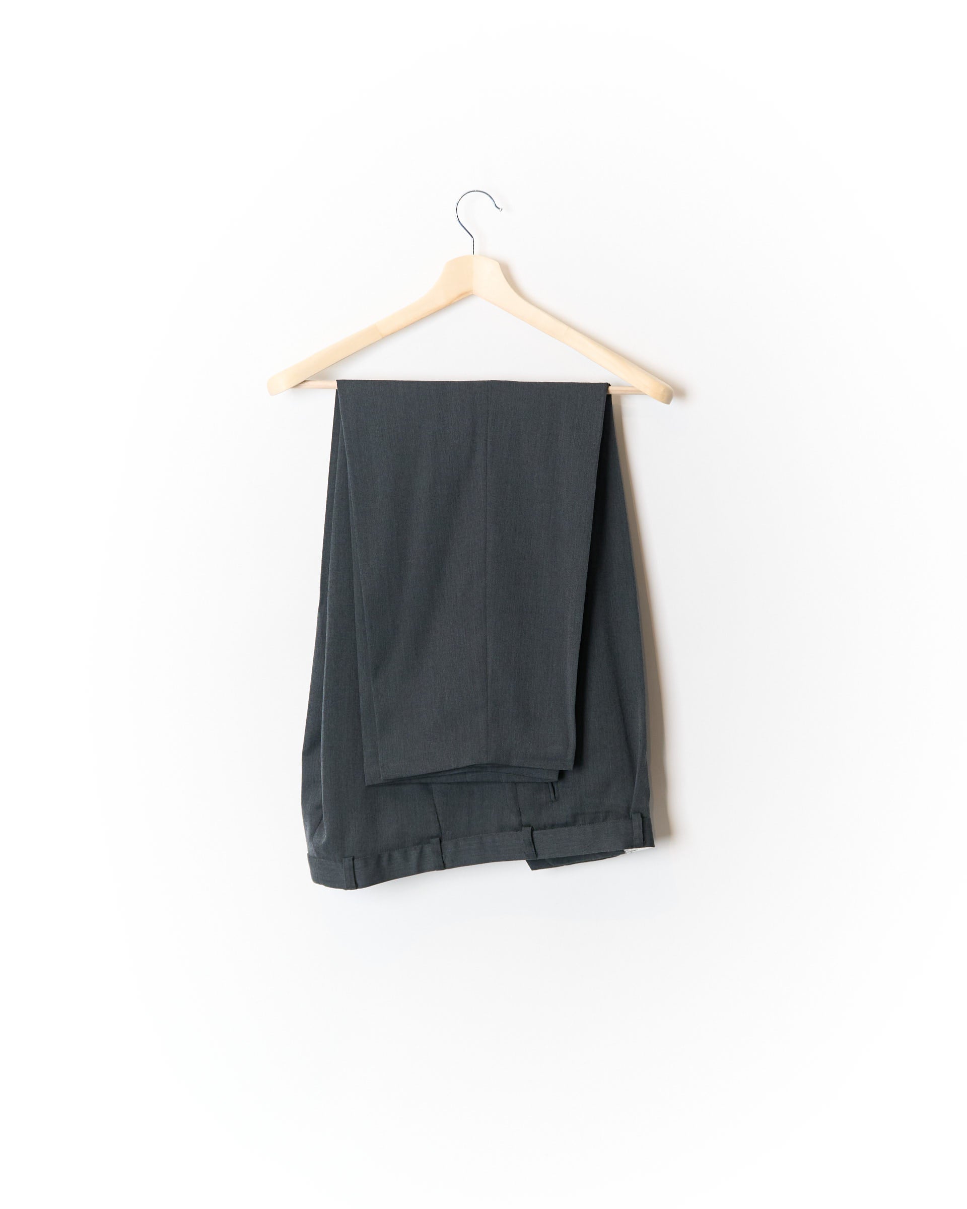 Alberto Cassai Grey Wide Leg Wool Suit