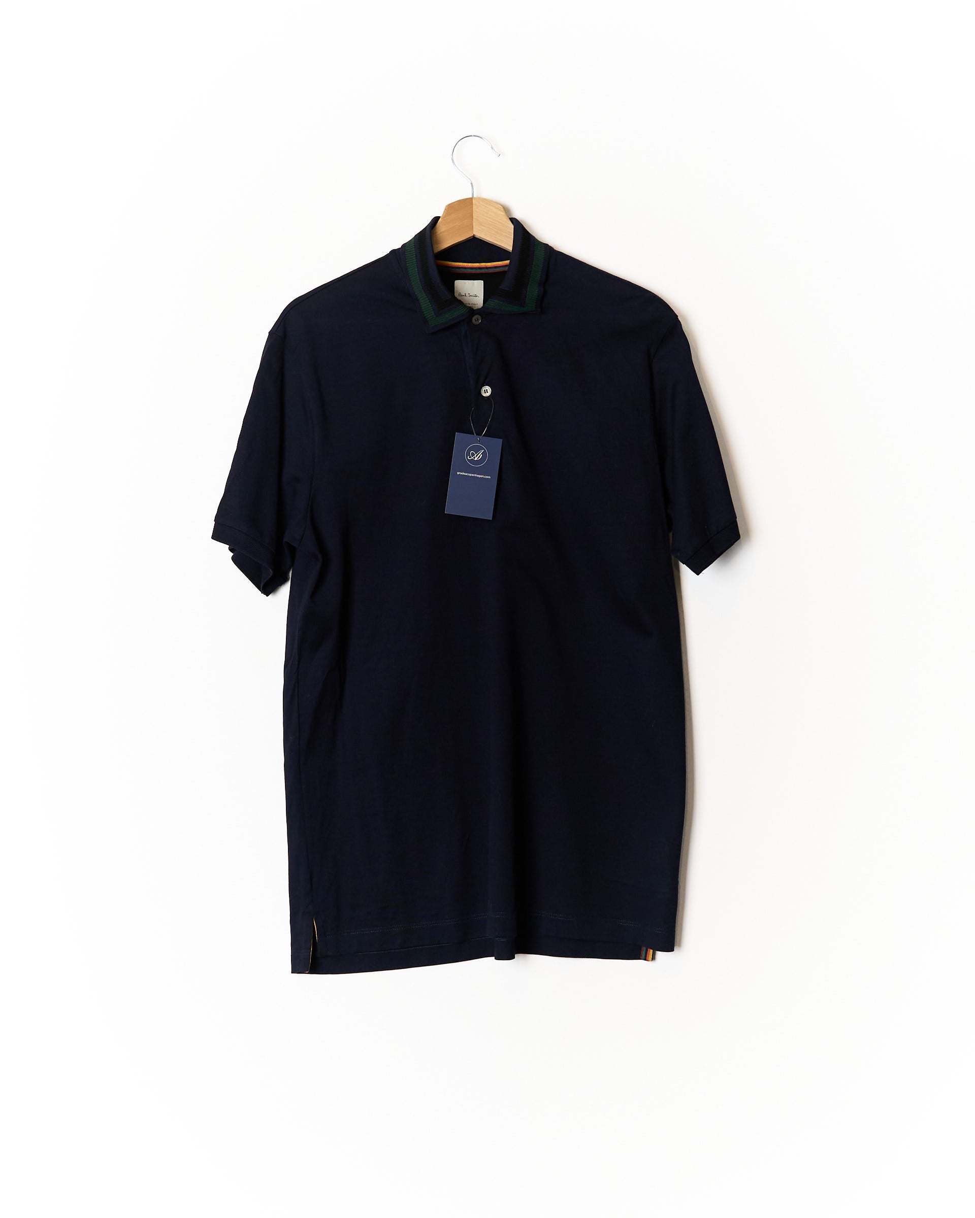 Paul Smith Navy Cotton Polo Shirt