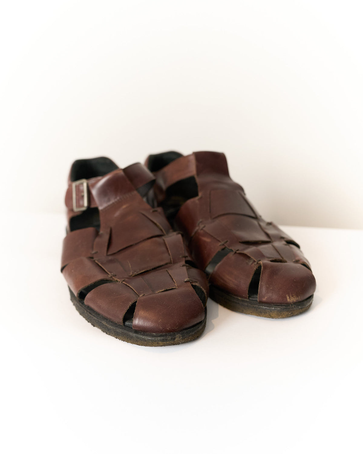 Angulus Brown Leather Sandals