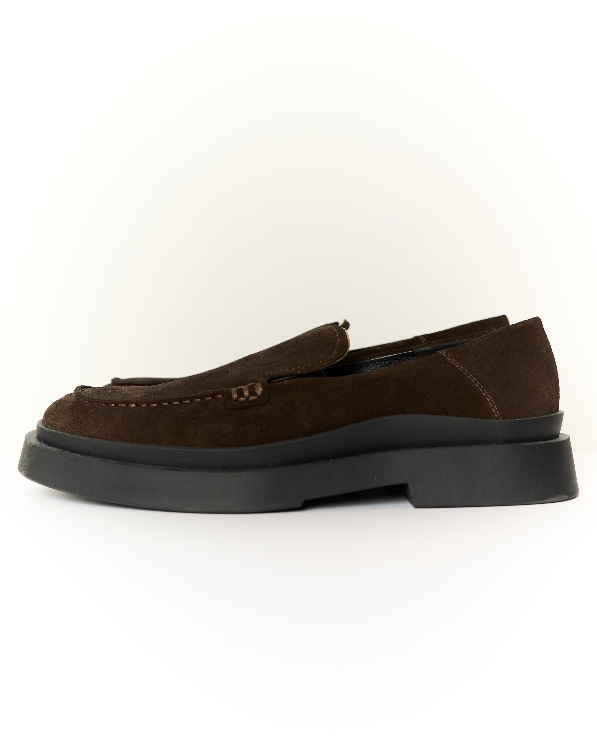 Vagabond Dark Brown Suede Loafers
