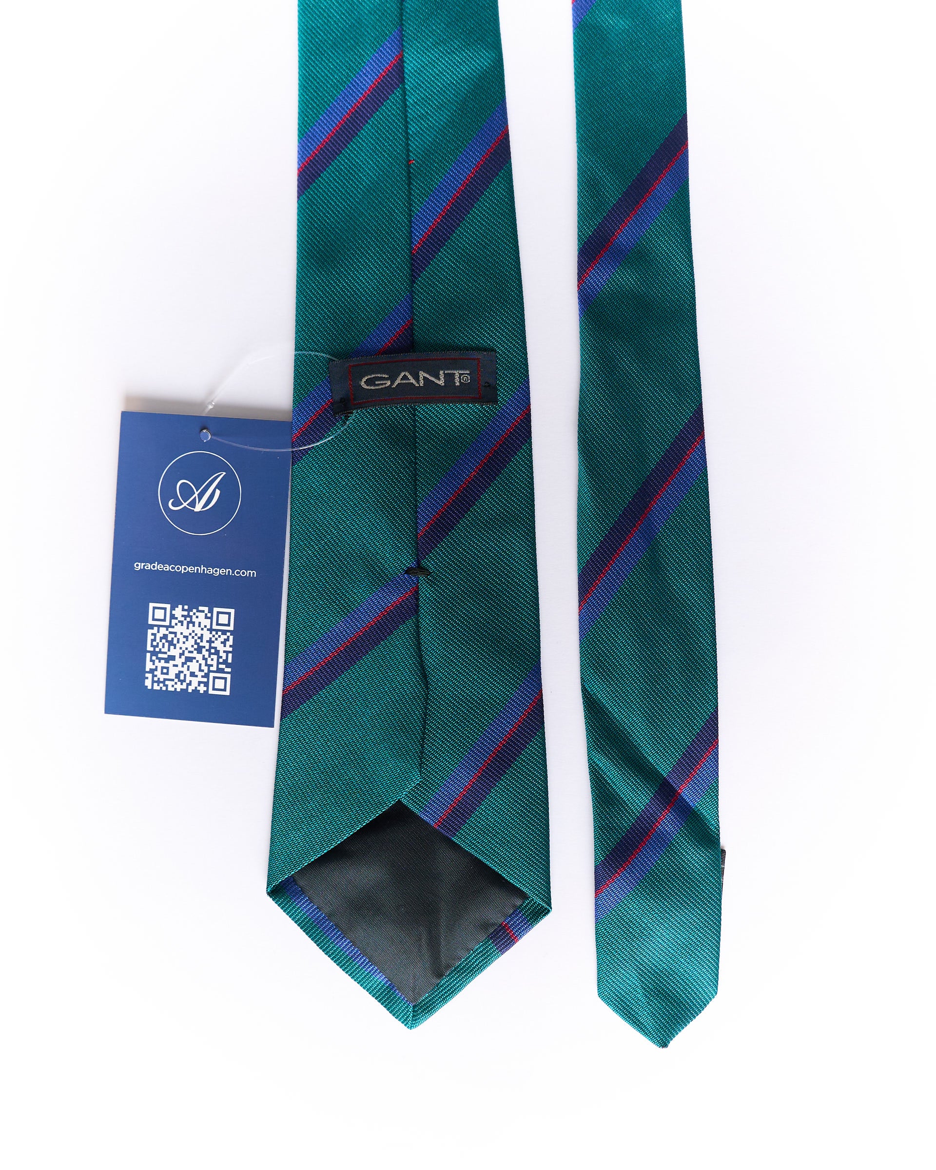 Gant Green, Blue, Navy, and Red Silk Tie