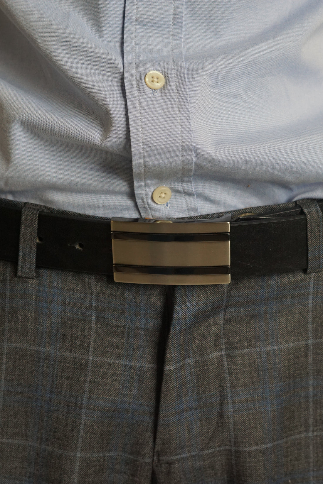 SDB Black Leather Belt