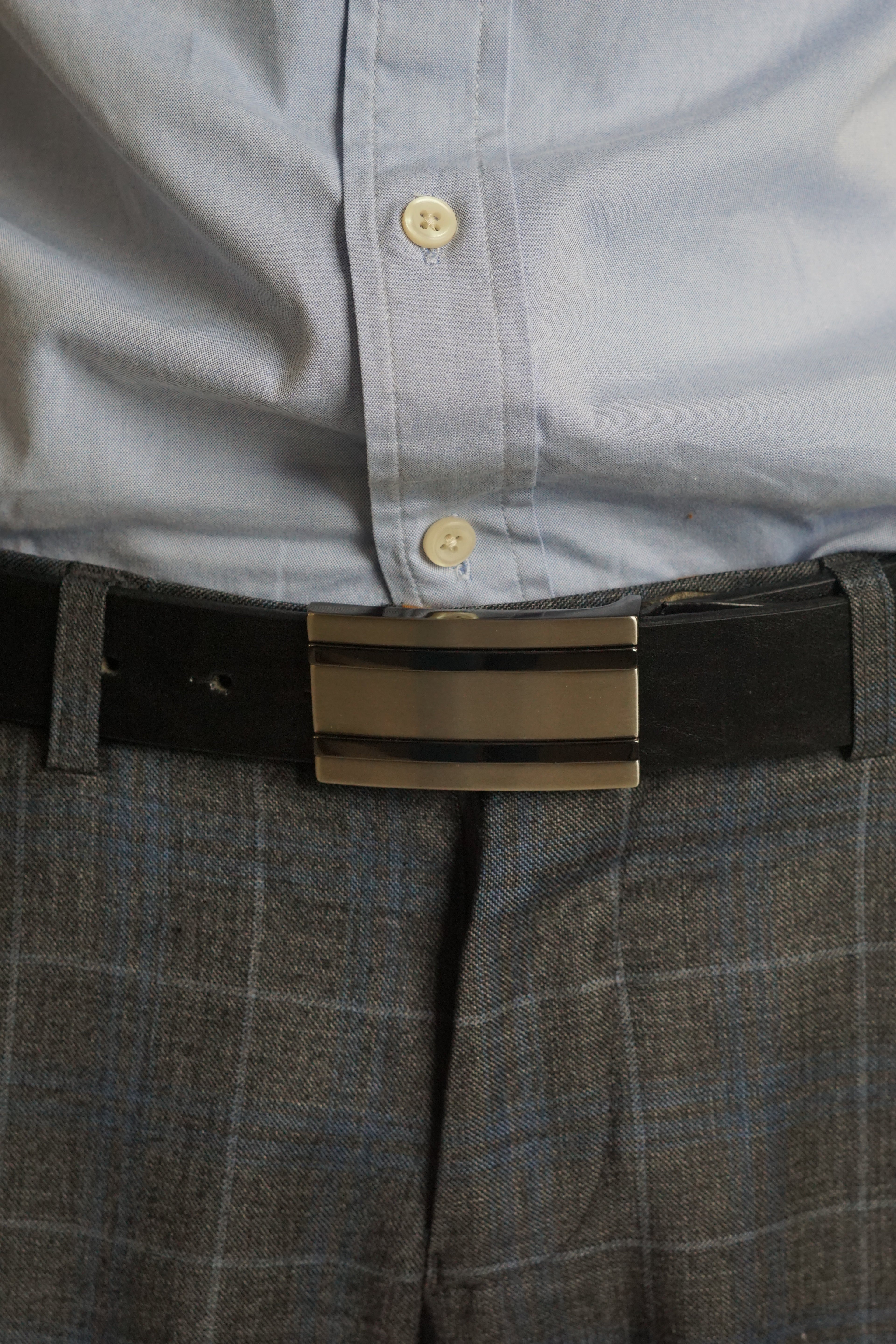 SDB Black Leather Belt