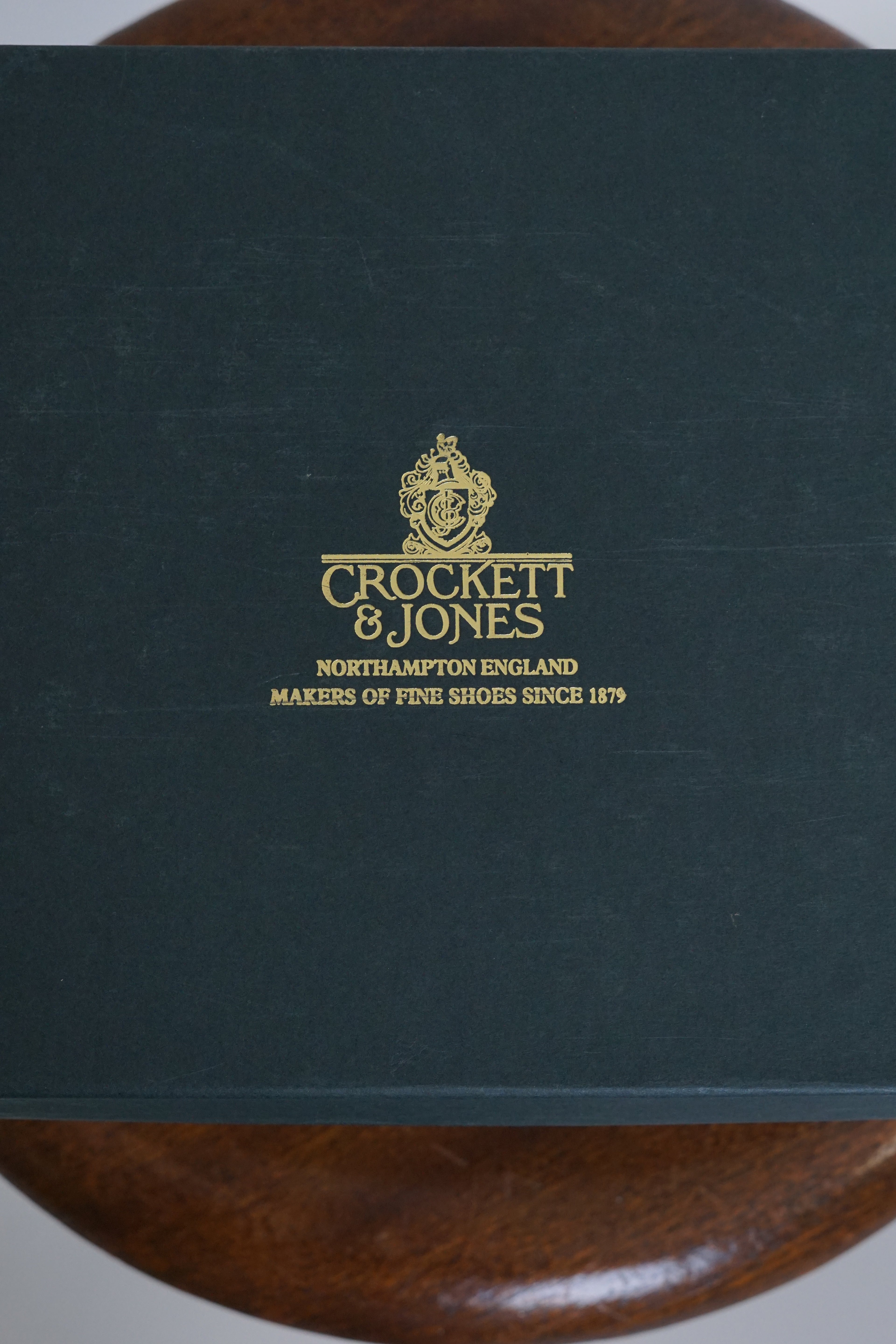 Crockett & Jones Espresso Calf Suede Leather Sole Shoes