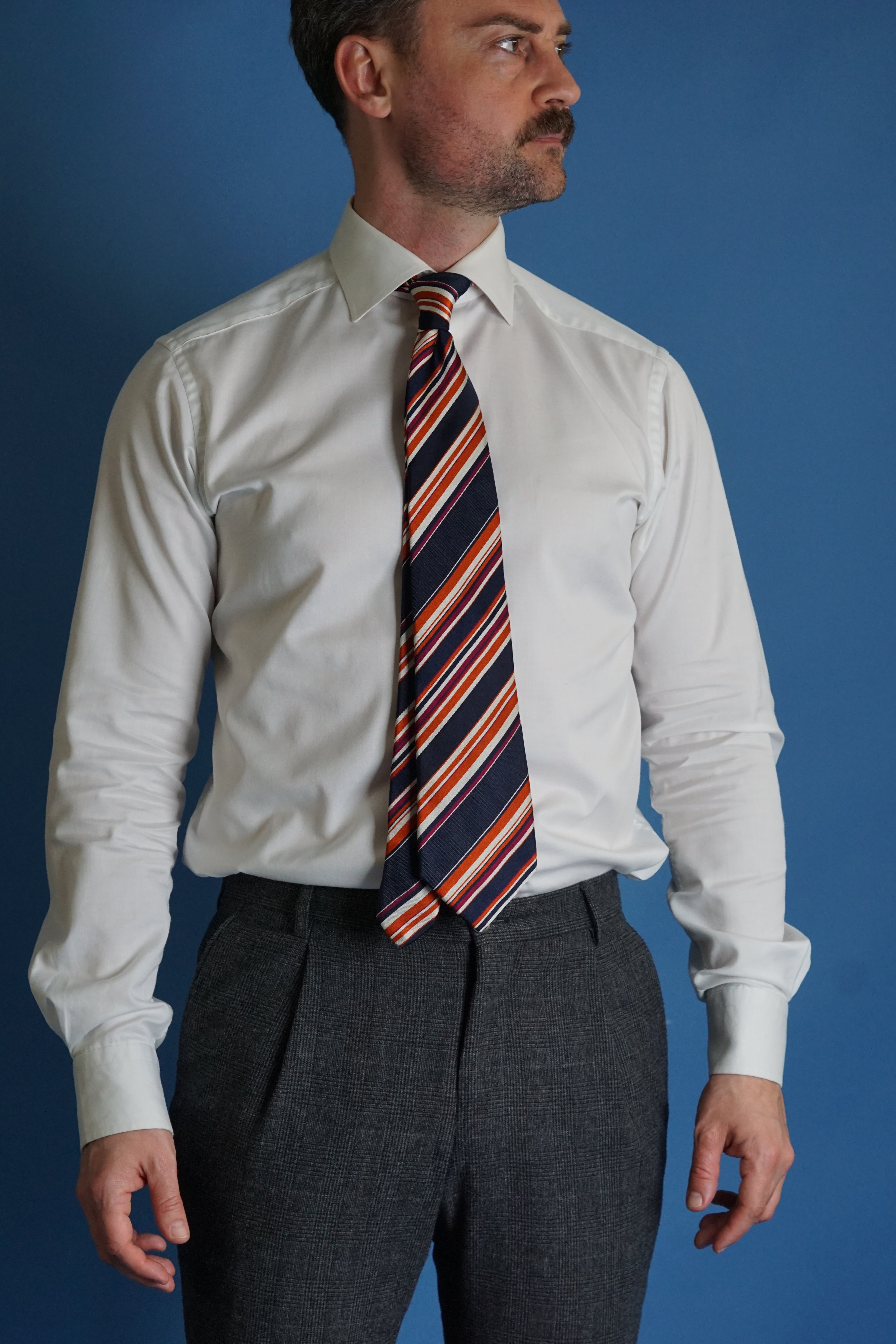 Guy Laroche Striped Silk Tie