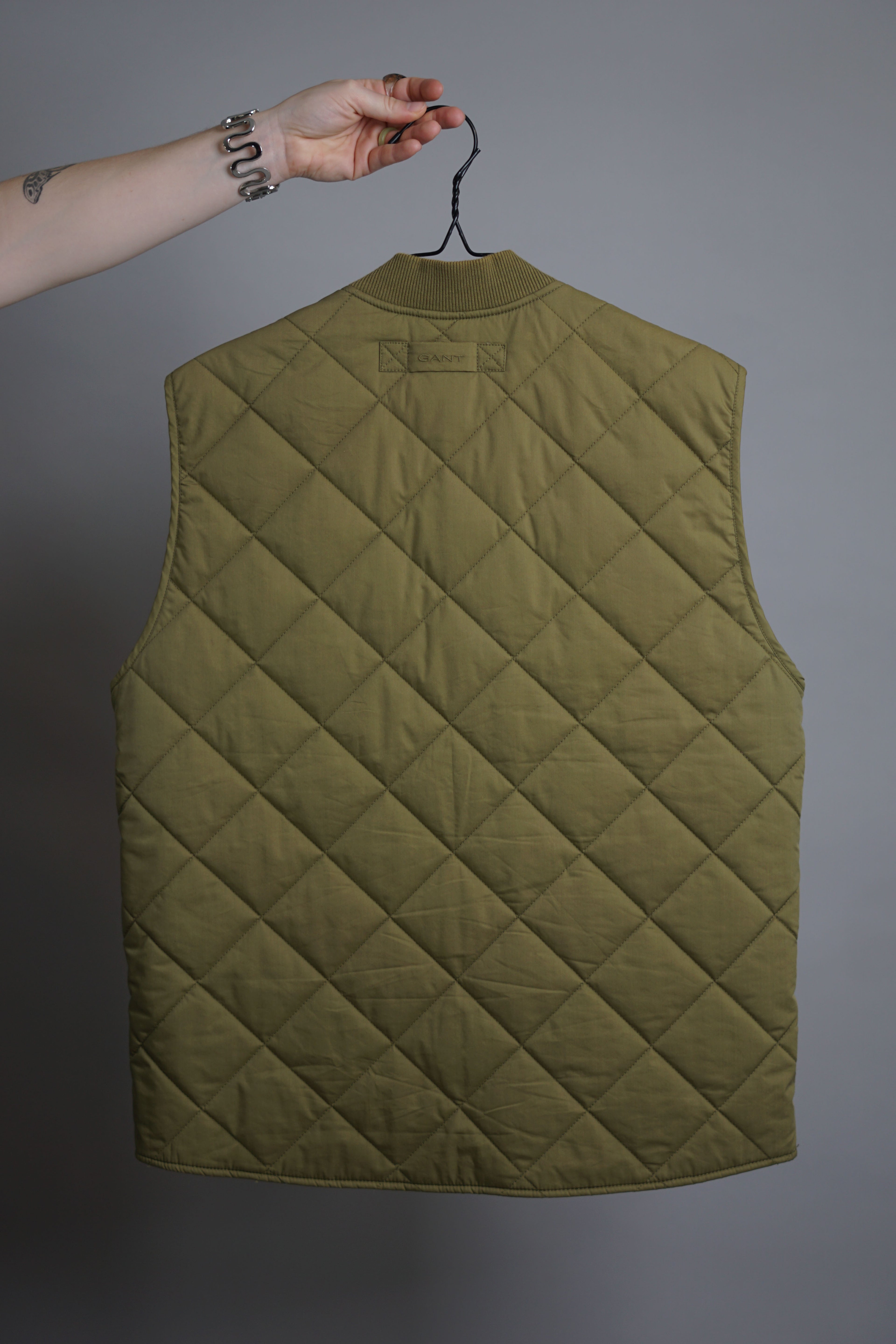 Gant Green Quilted Vest
