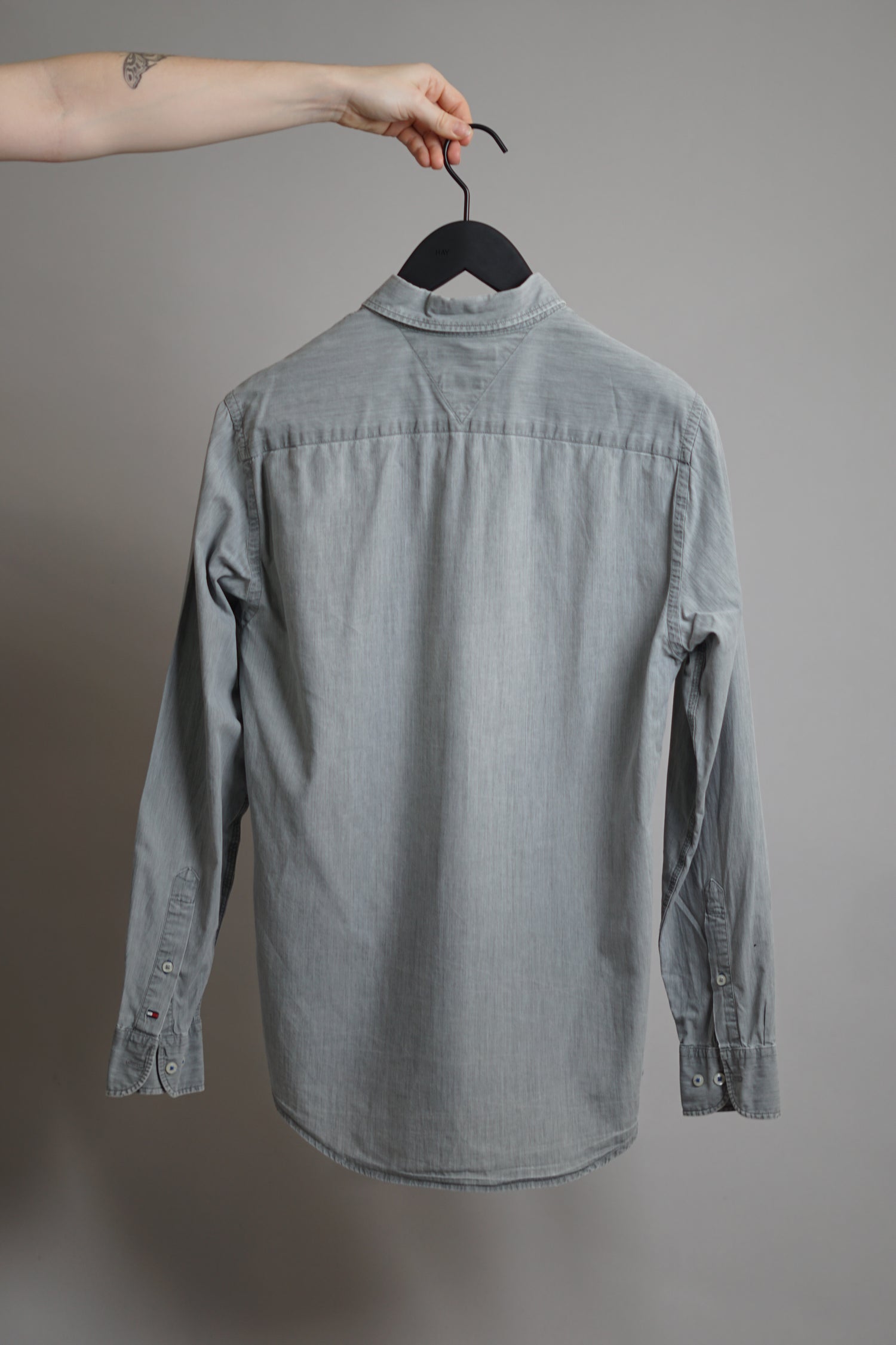Tommy Hilfiger Lightgrey New York Fit Button Down Shirt