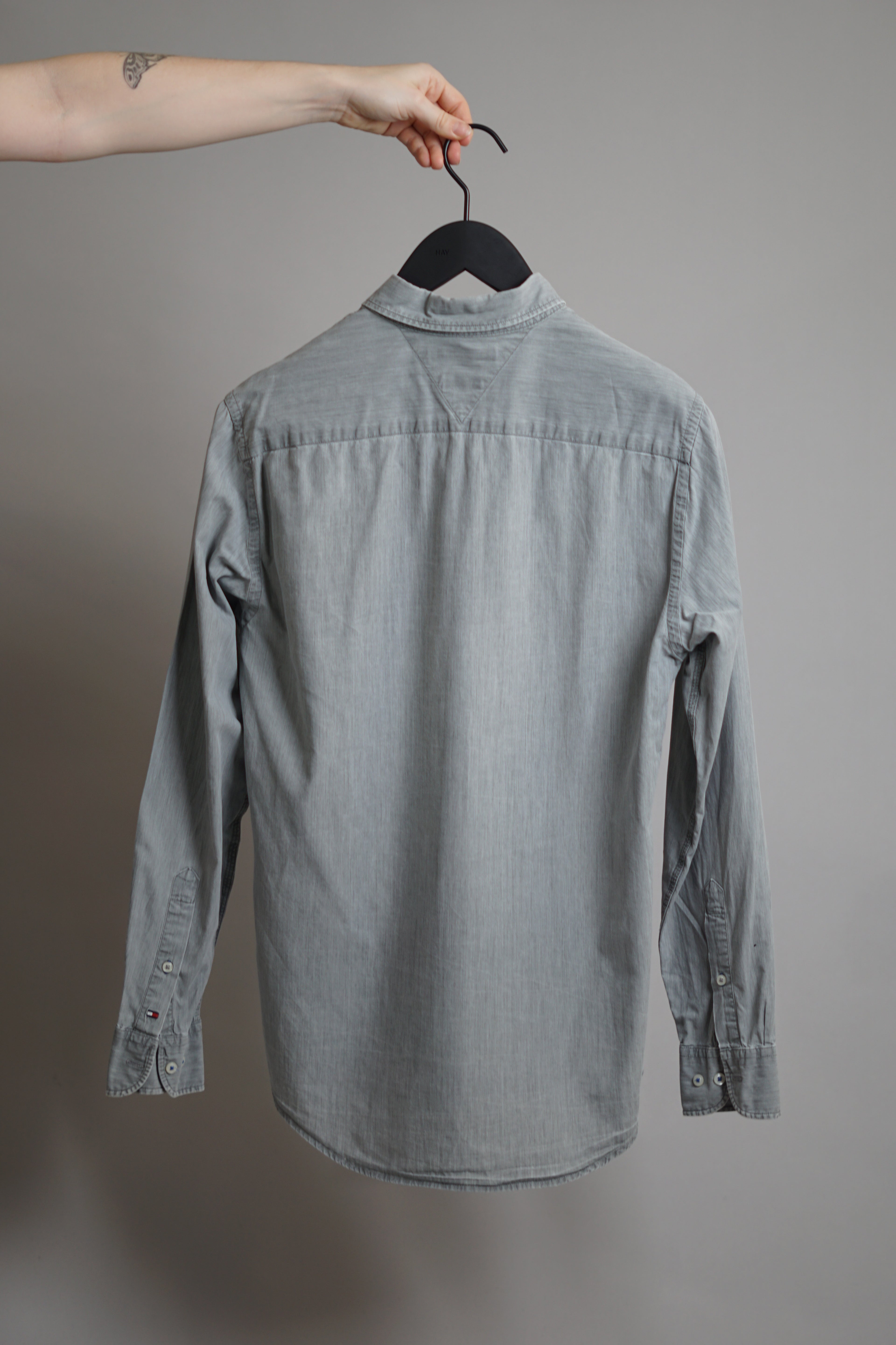 Tommy Hilfiger Lightgrey New York Fit Button Down Shirt