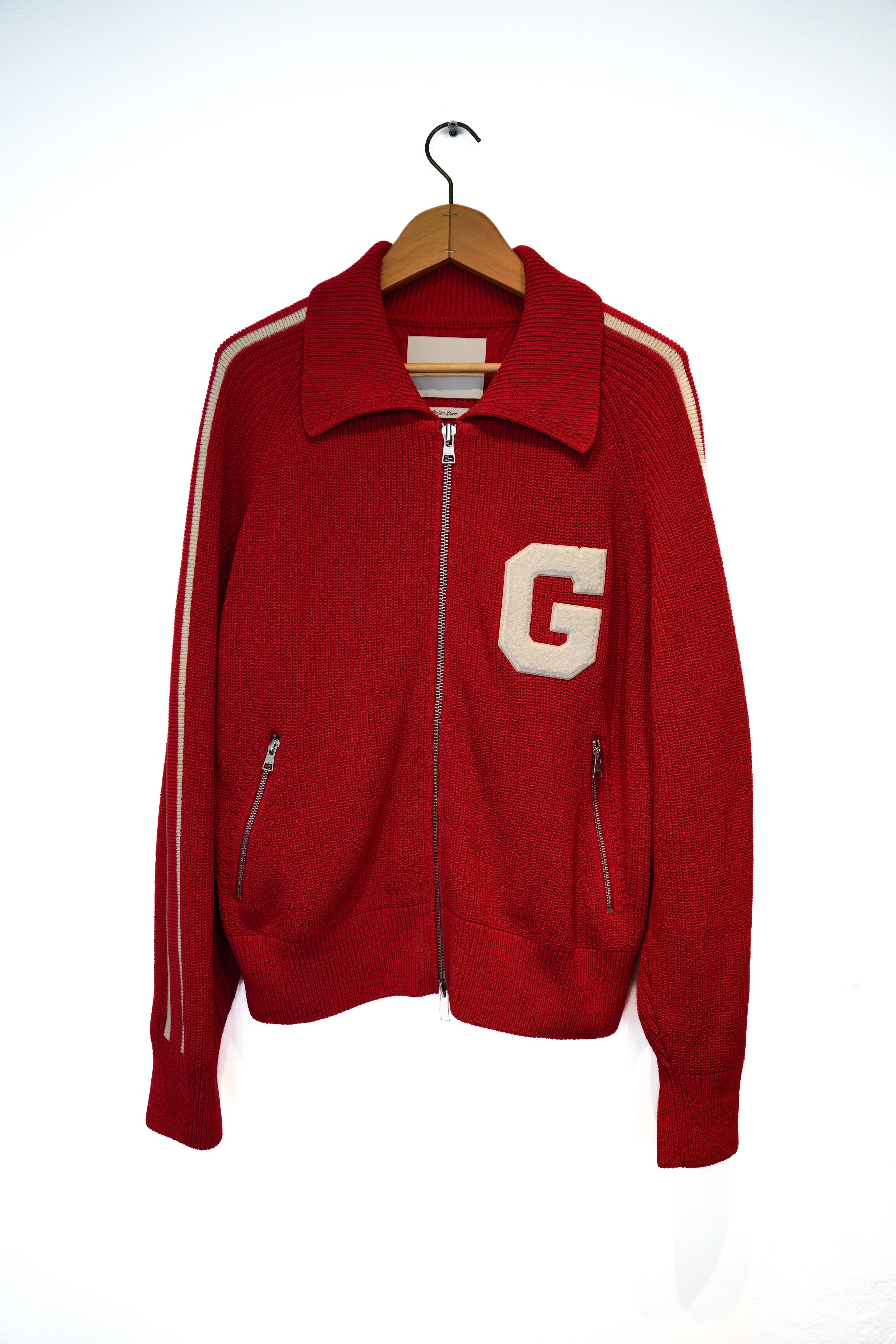 Gant Red Italian Yarn Zip