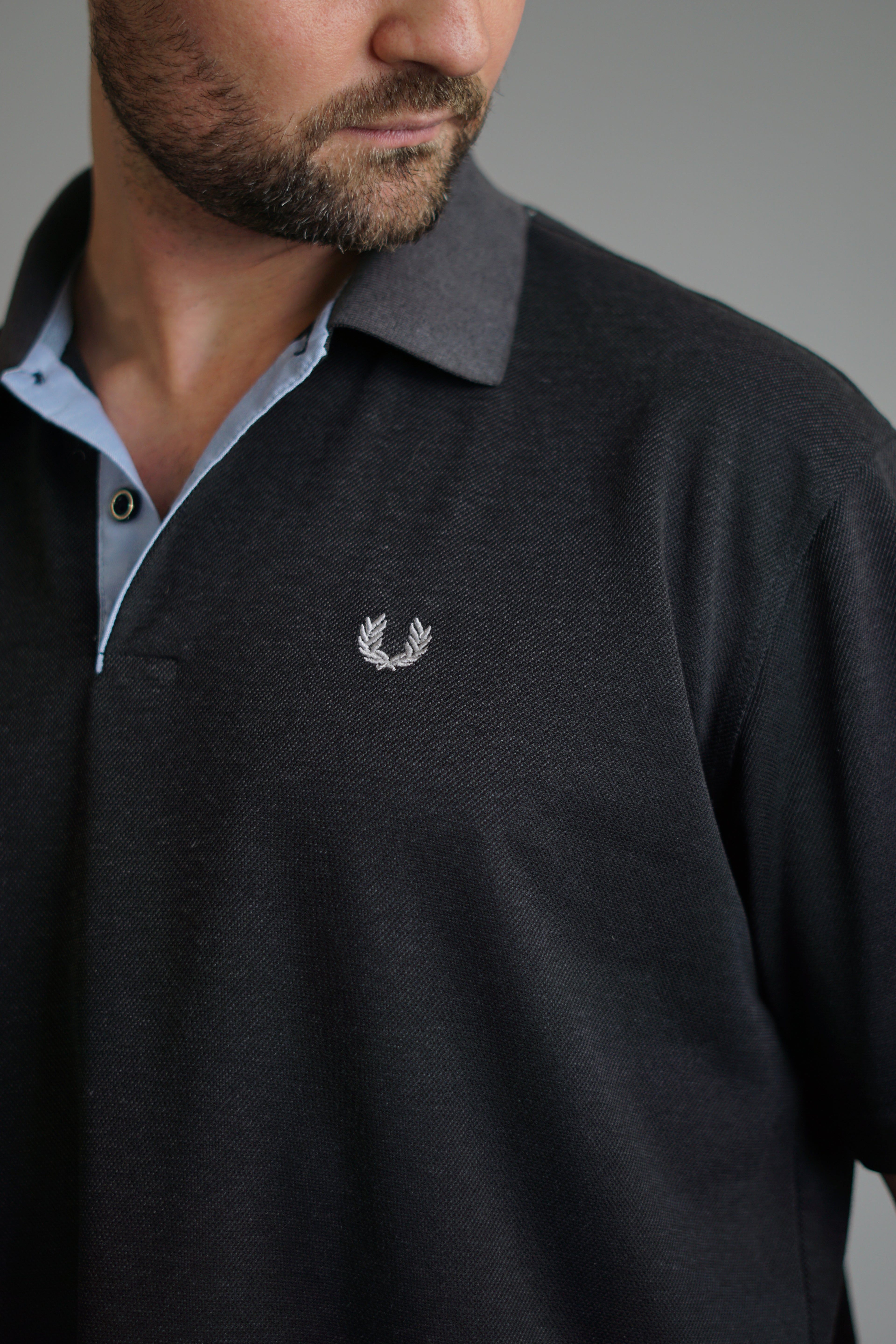 Schwarzes Poloshirt von Fred Perry