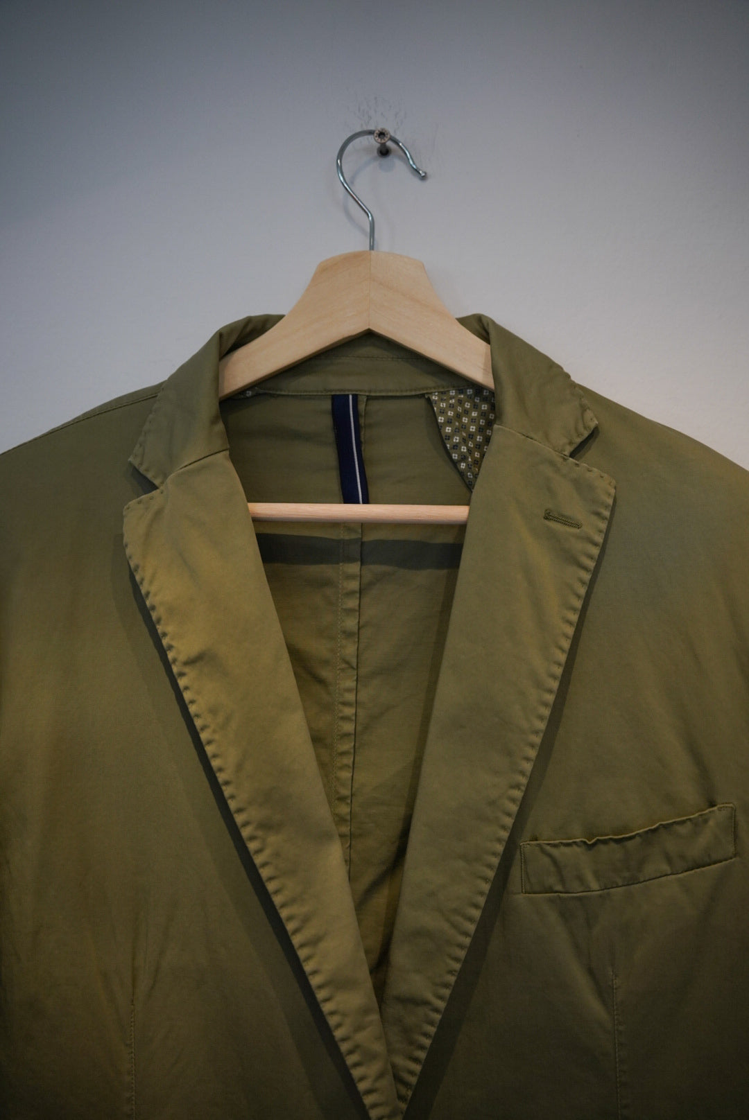 Jerry Key Lightgreen Vintage Cotton Blazer