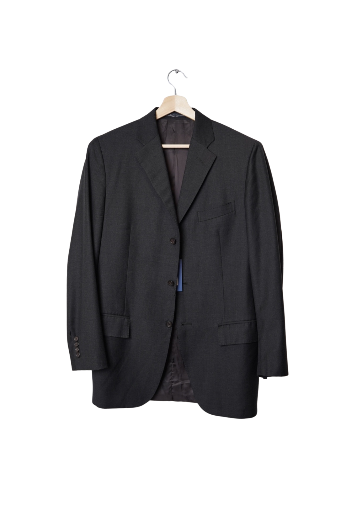 Polo Ralph Lauren Black Virgin Wool Blue Label Blazer