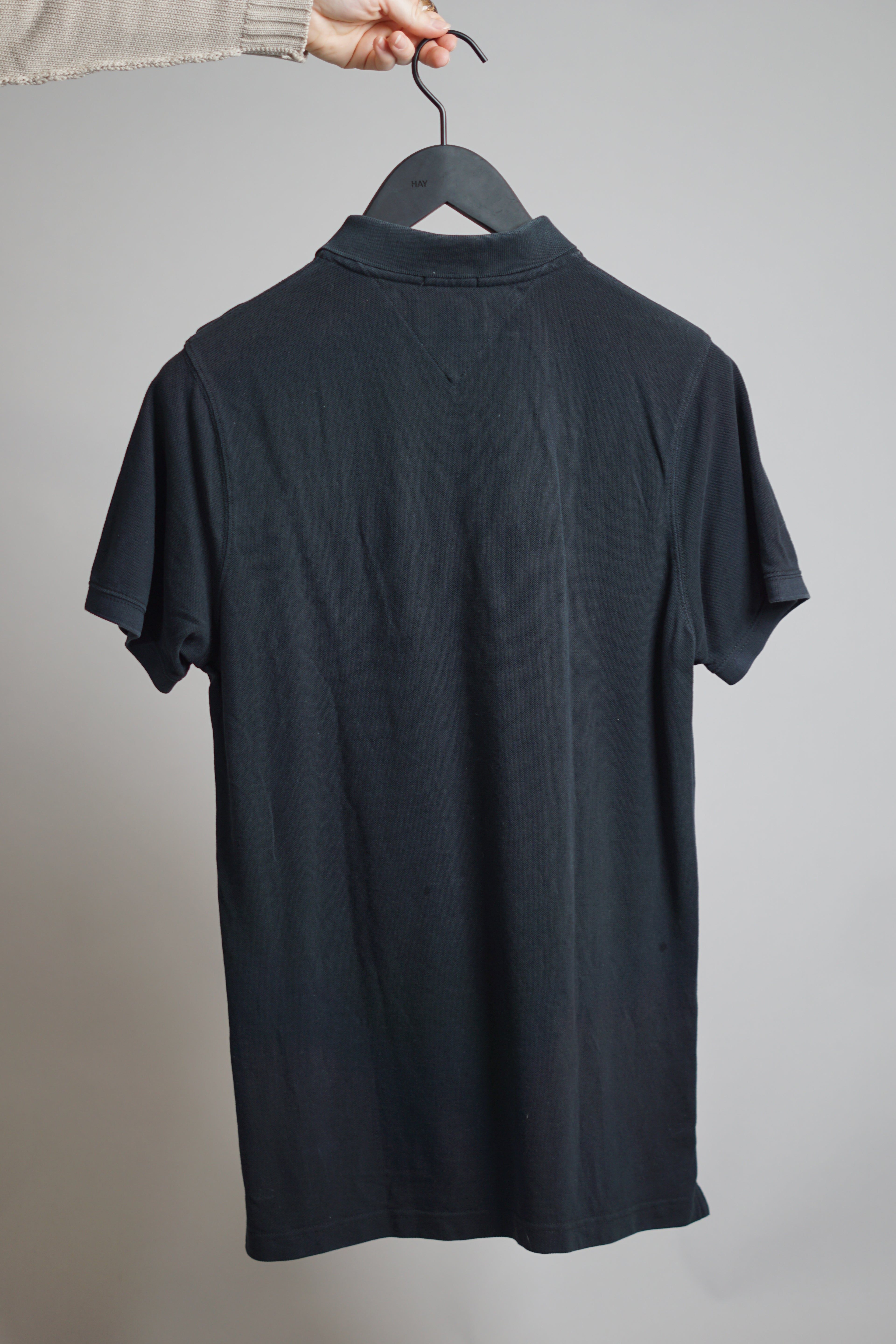 Tommy Hilfiger – Schwarzes American Original-Poloshirt