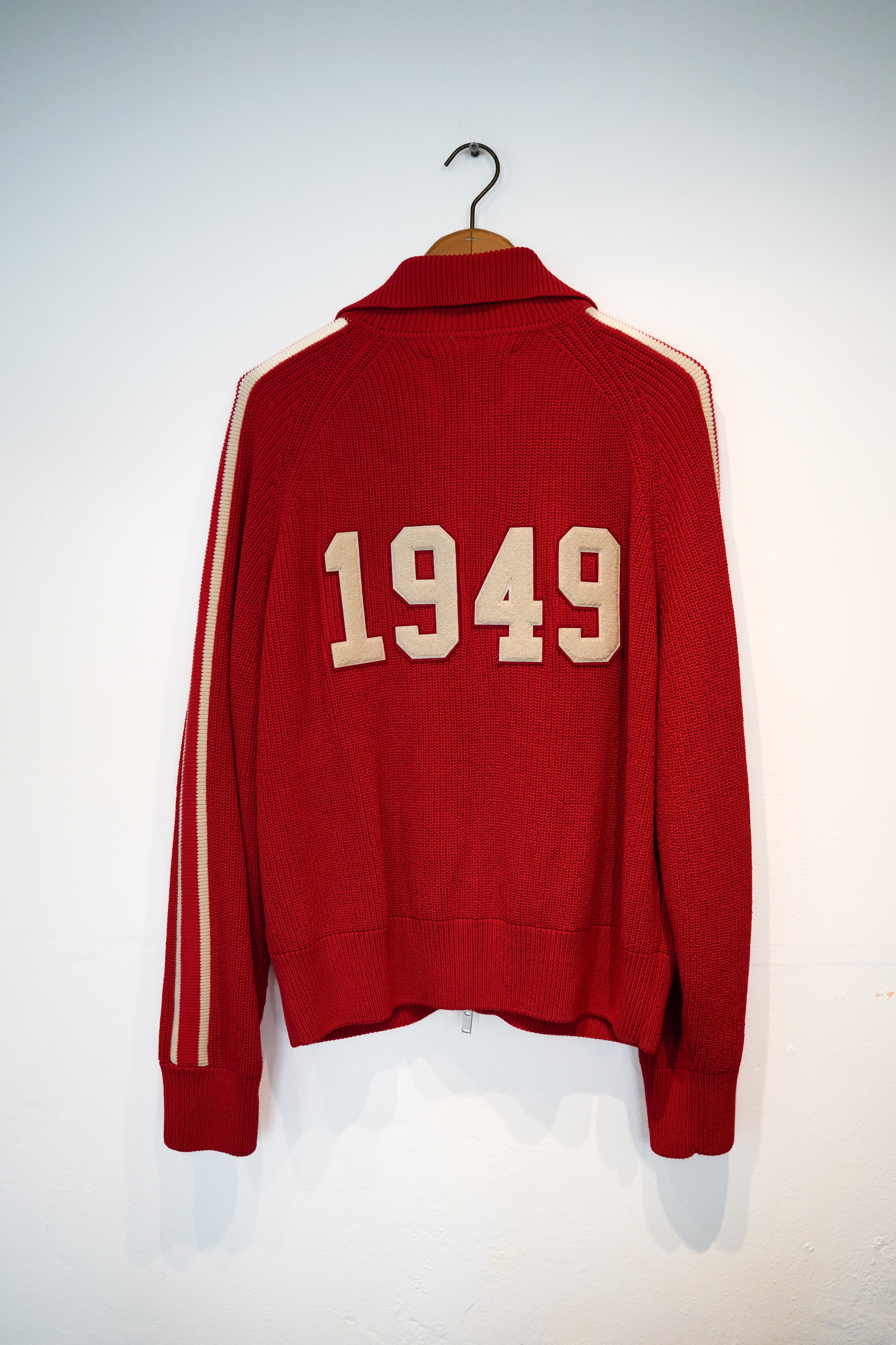 Gant Red Italian Yarn Zip