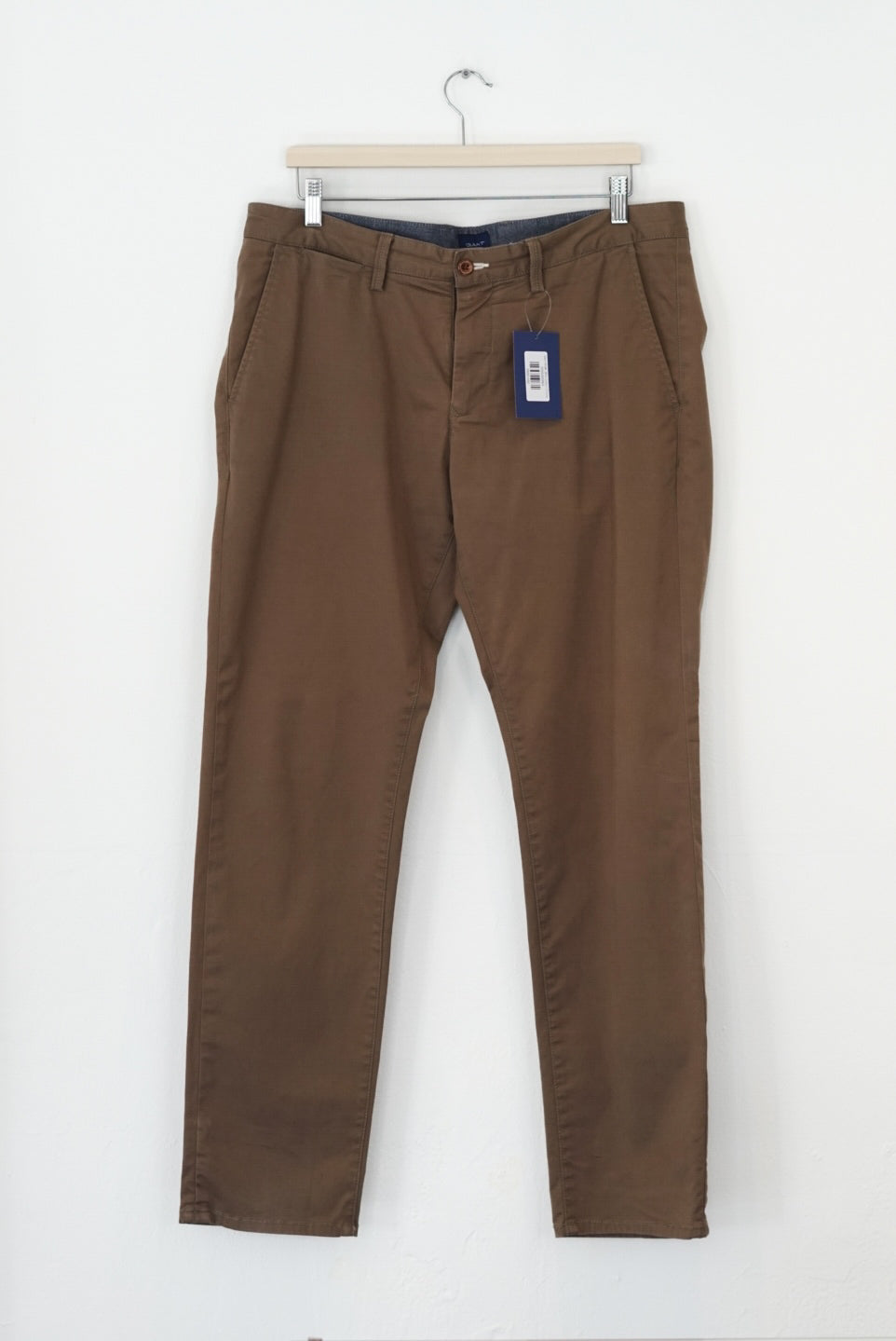 Gant Khaki Slim Cotton Chinos