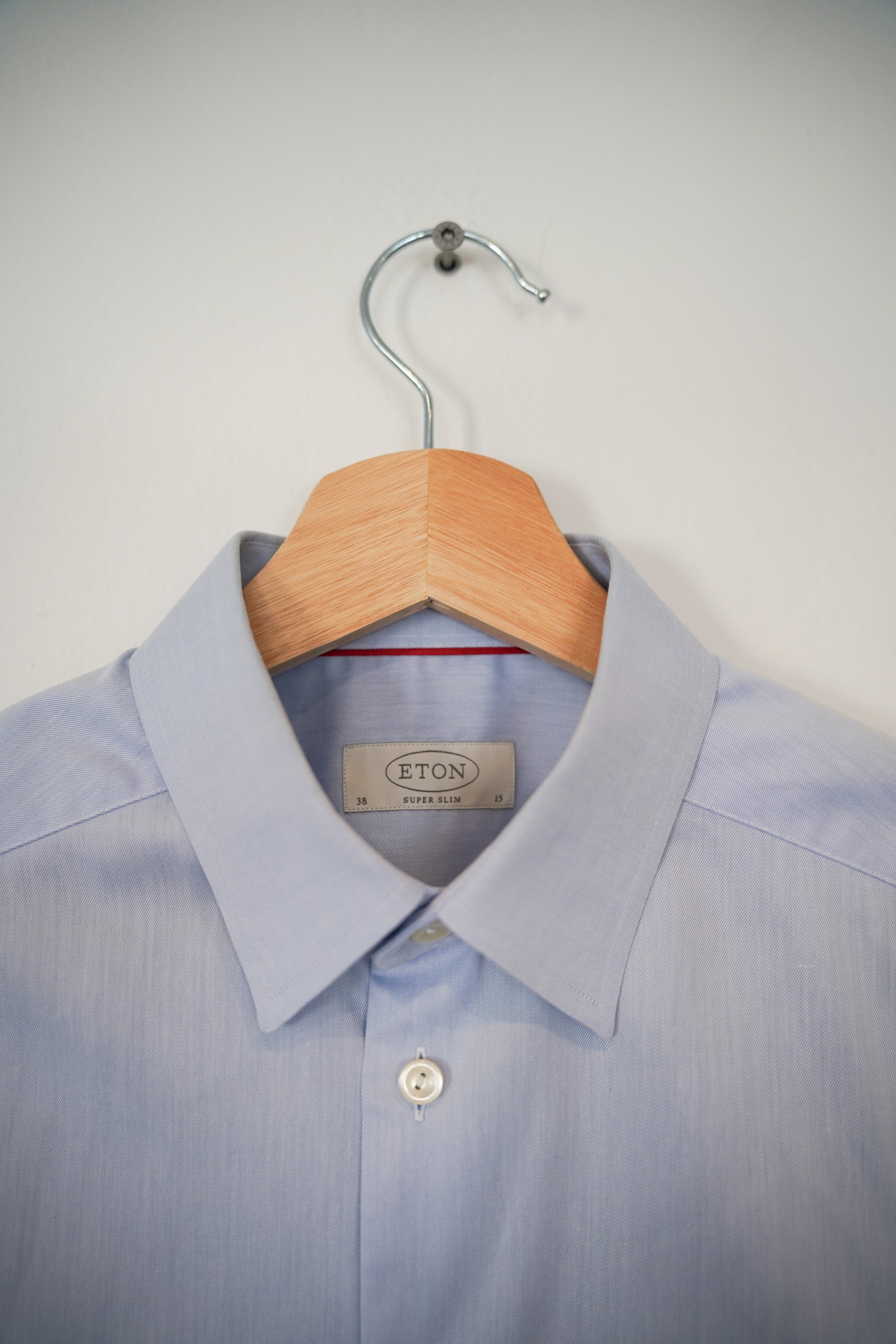 Eton Lightblue Super Slim Cotton Shirt