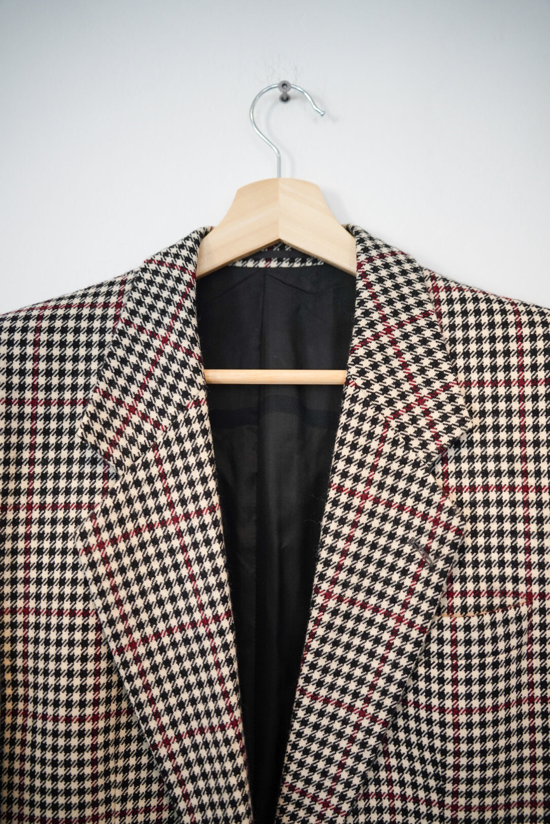 Sir Begie Houndstooth Wool Blazer