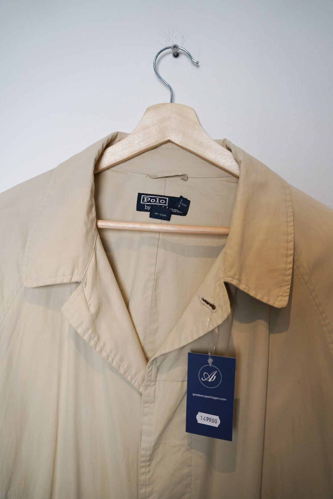Ralph Lauren Beige Cotton Trenchcoat